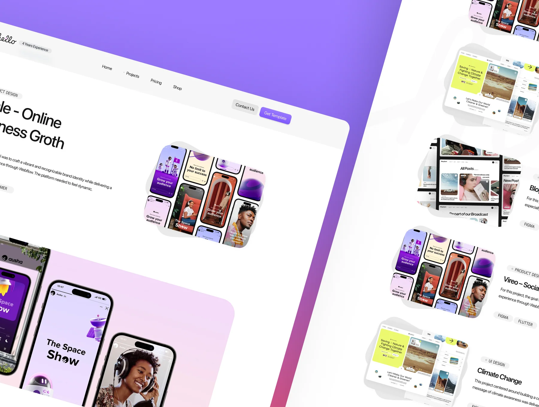 HelloX — Framer Design Agency Template 3