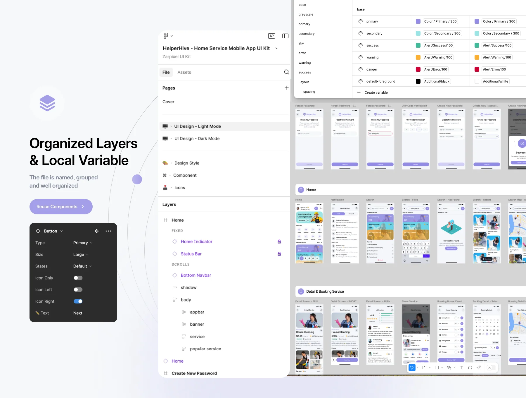 Helperhive - Home Service Mobile App UI Kit 3