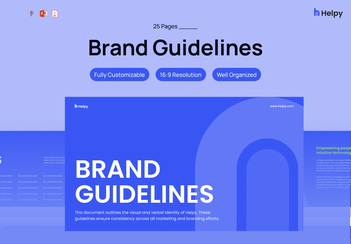 Helpy - Brand Guidelines Template
