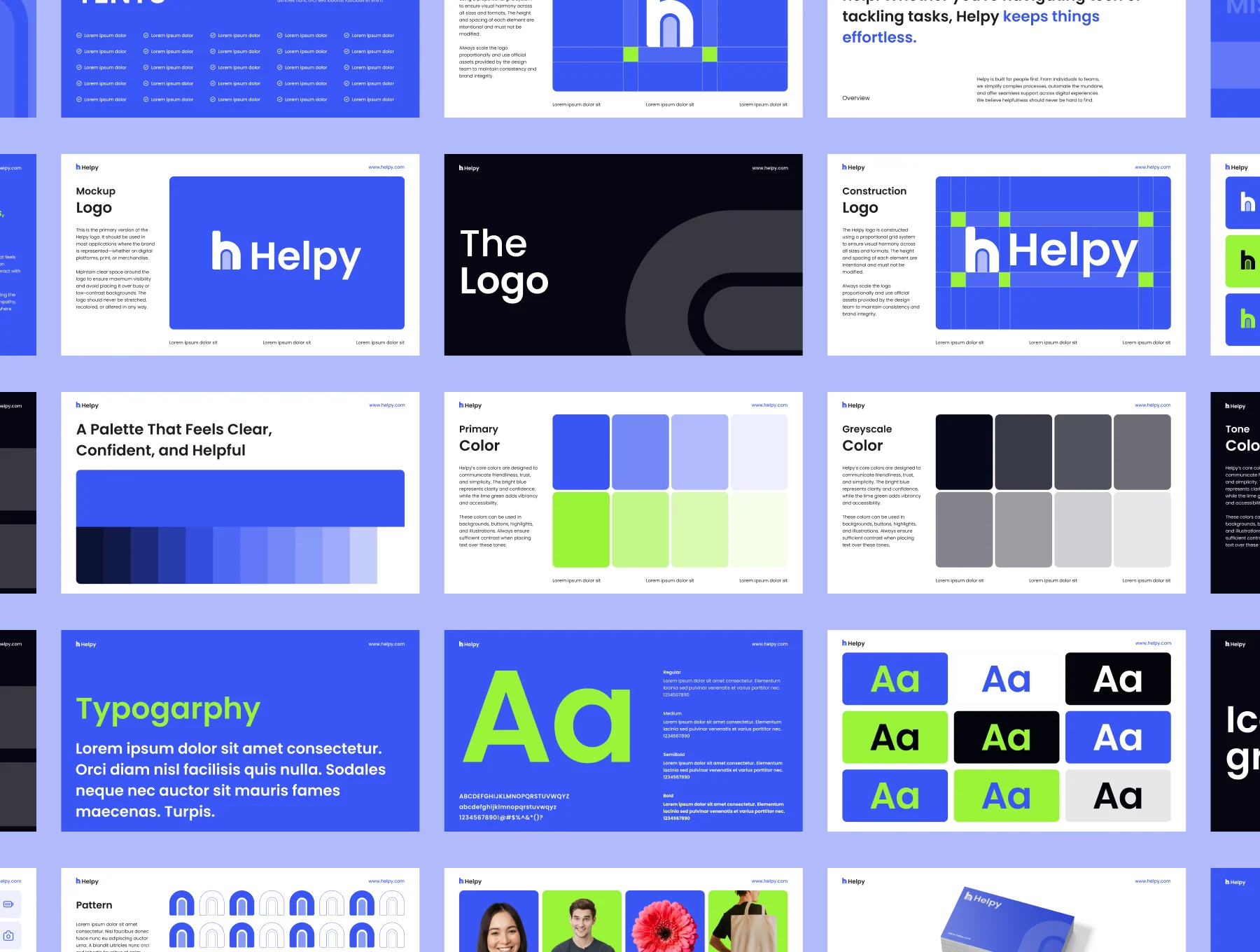 Helpy - Brand Guidelines Template 2