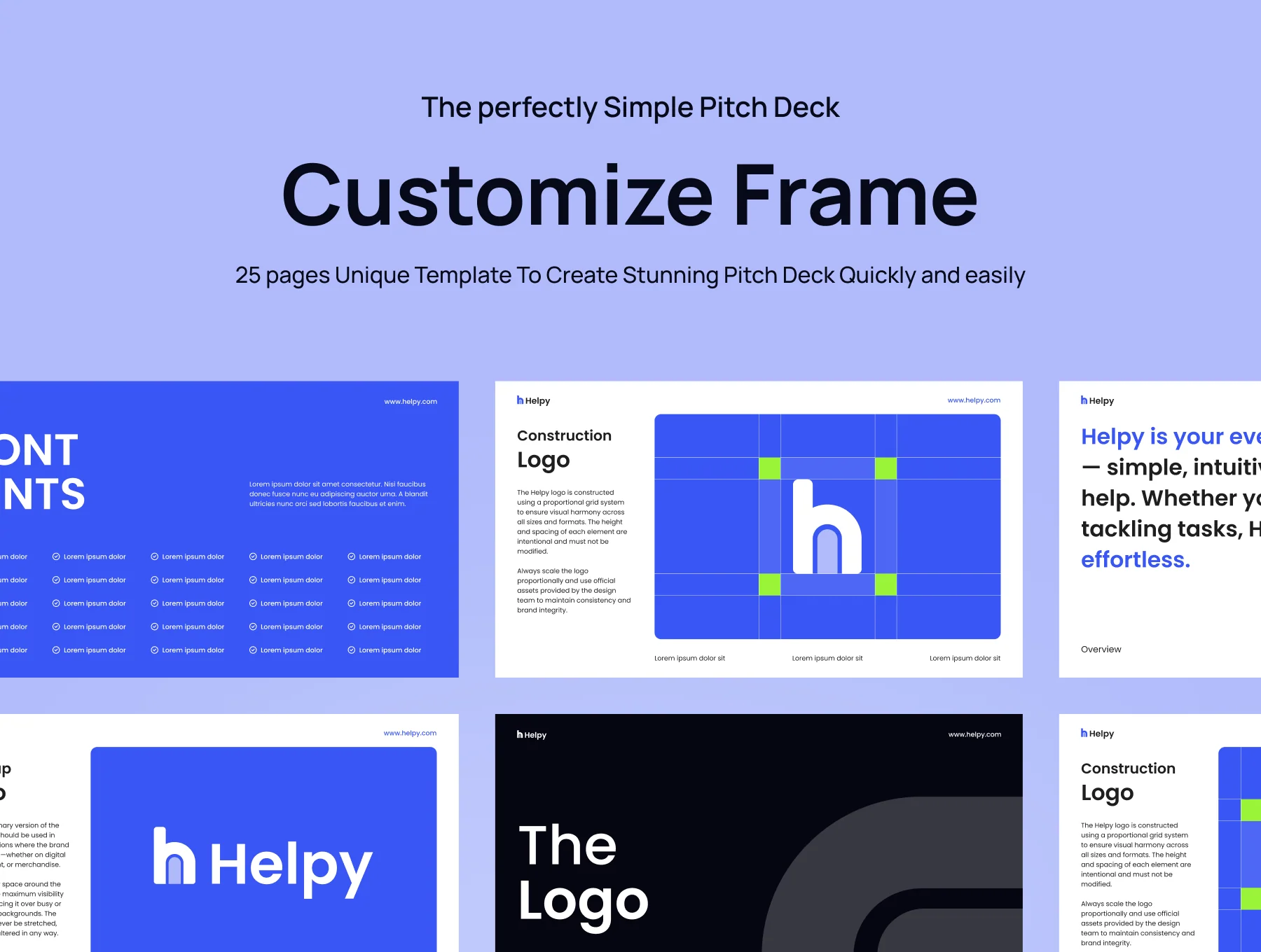 Helpy - Brand Guidelines Template 3