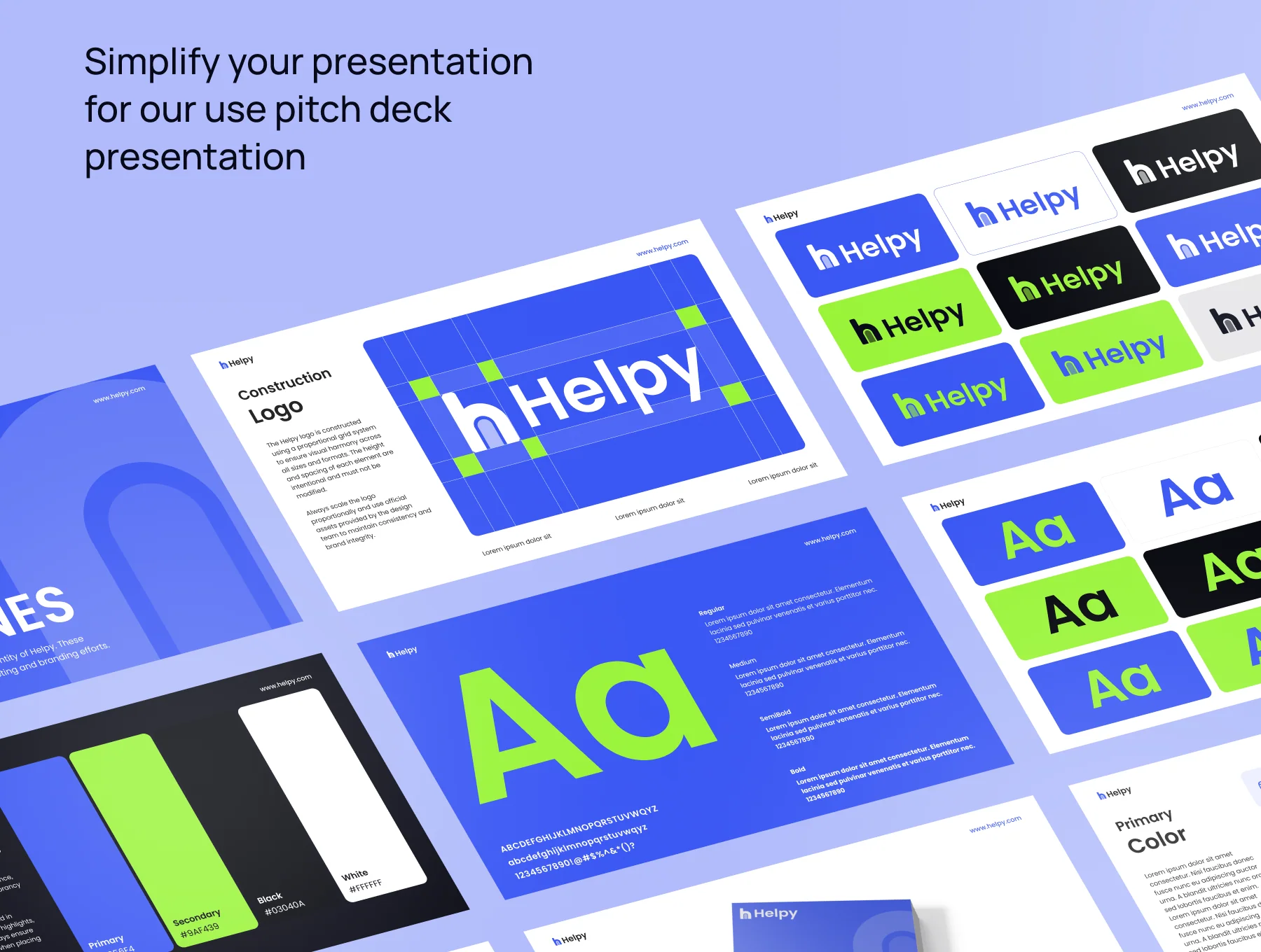 Helpy - Brand Guidelines Template 4