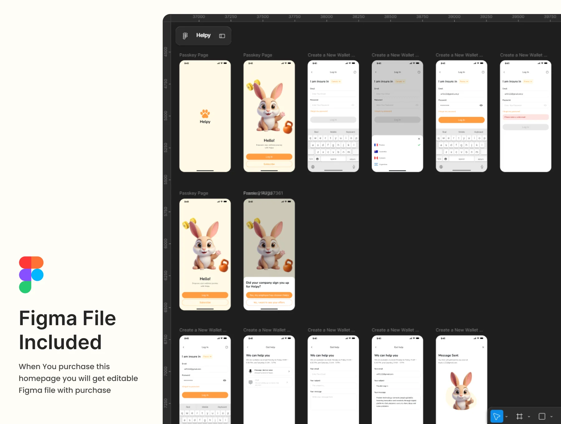 Helpy - Health Insurance App UI Kit 2