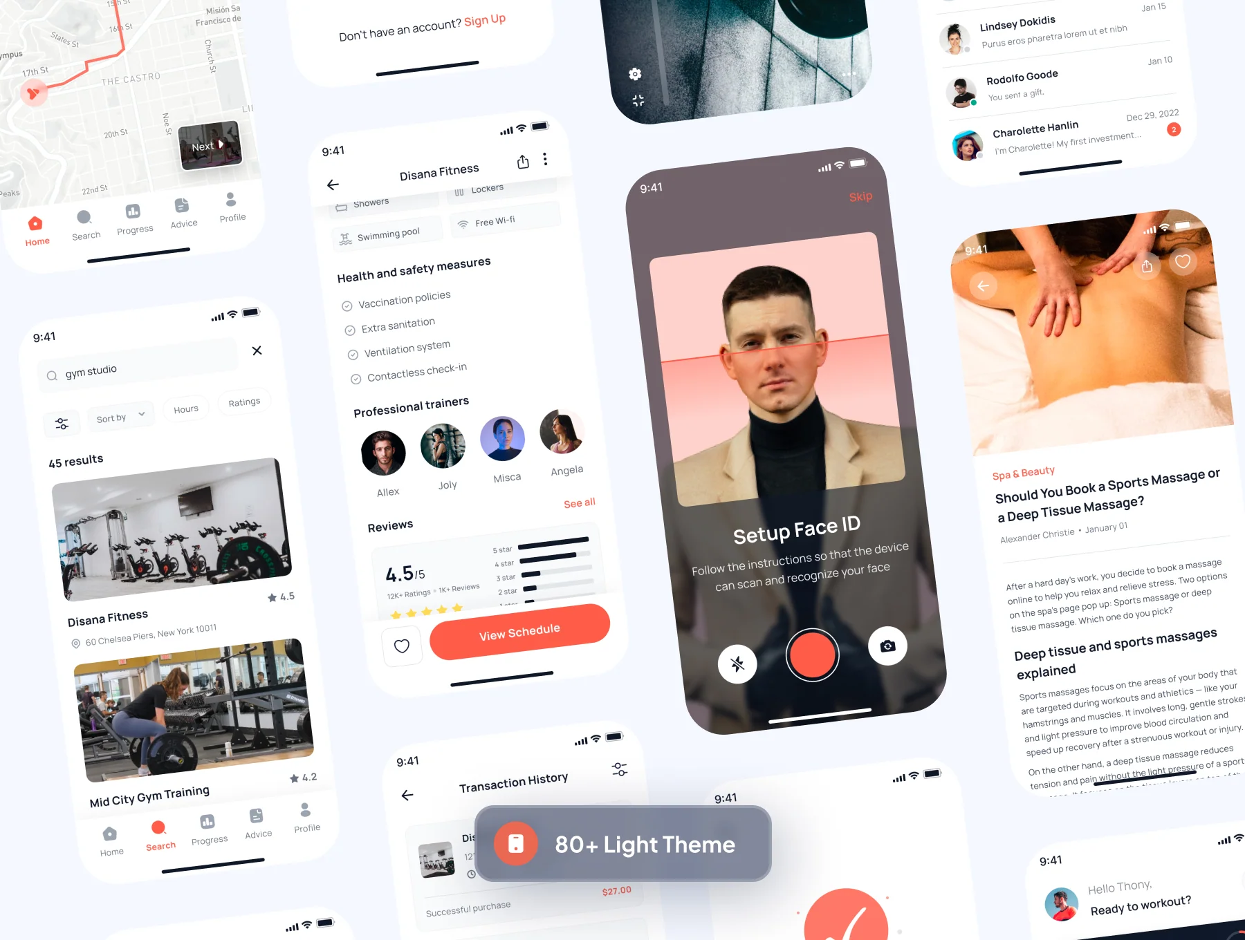 Helthyess - Fitness Mobile App UI Kit 3