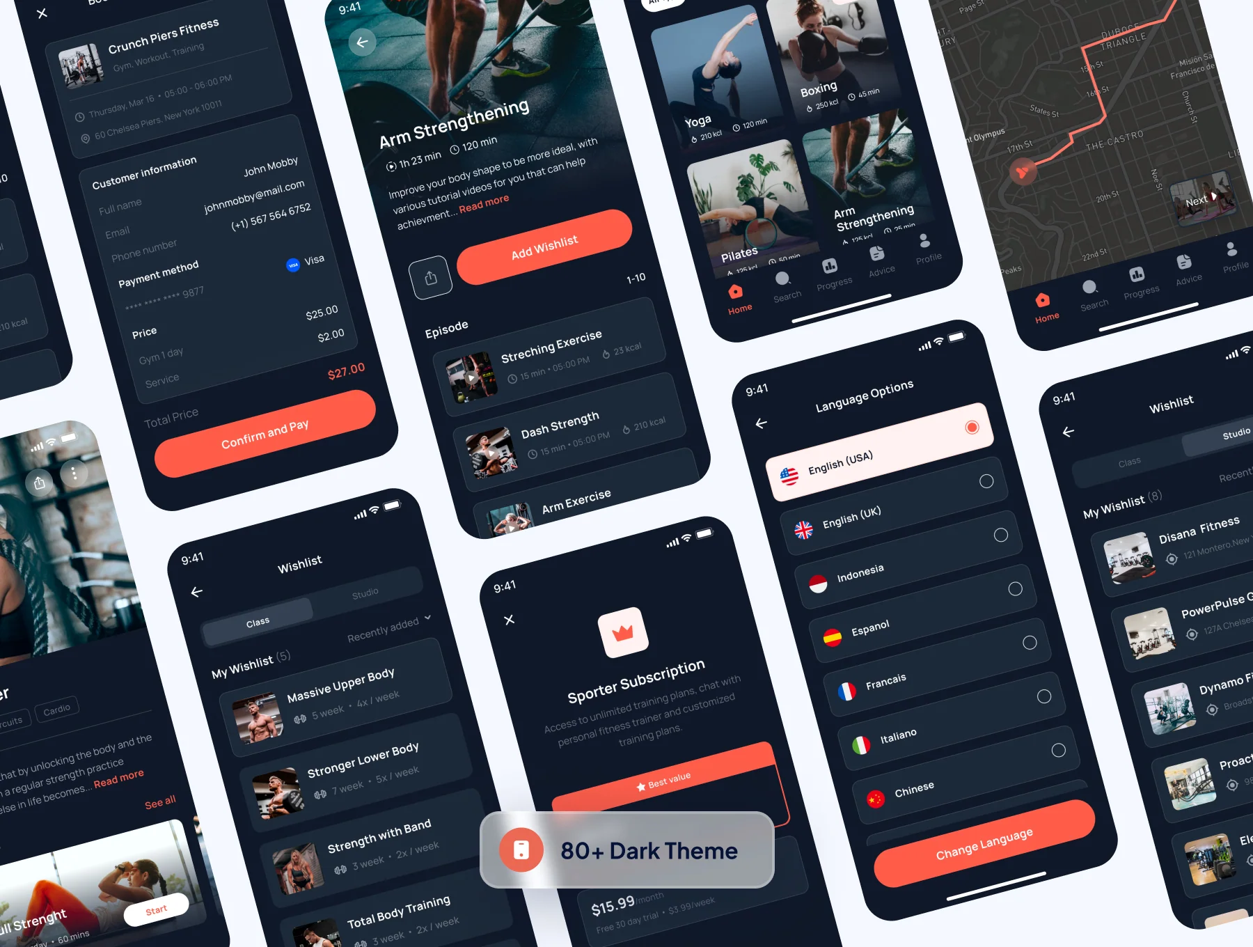 Helthyess - Fitness Mobile App UI Kit 6