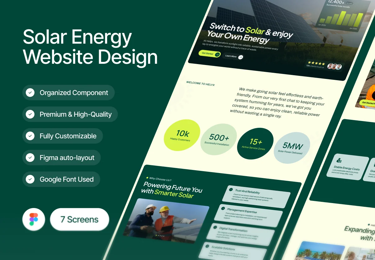 Helyx - Solar Energy Website Design