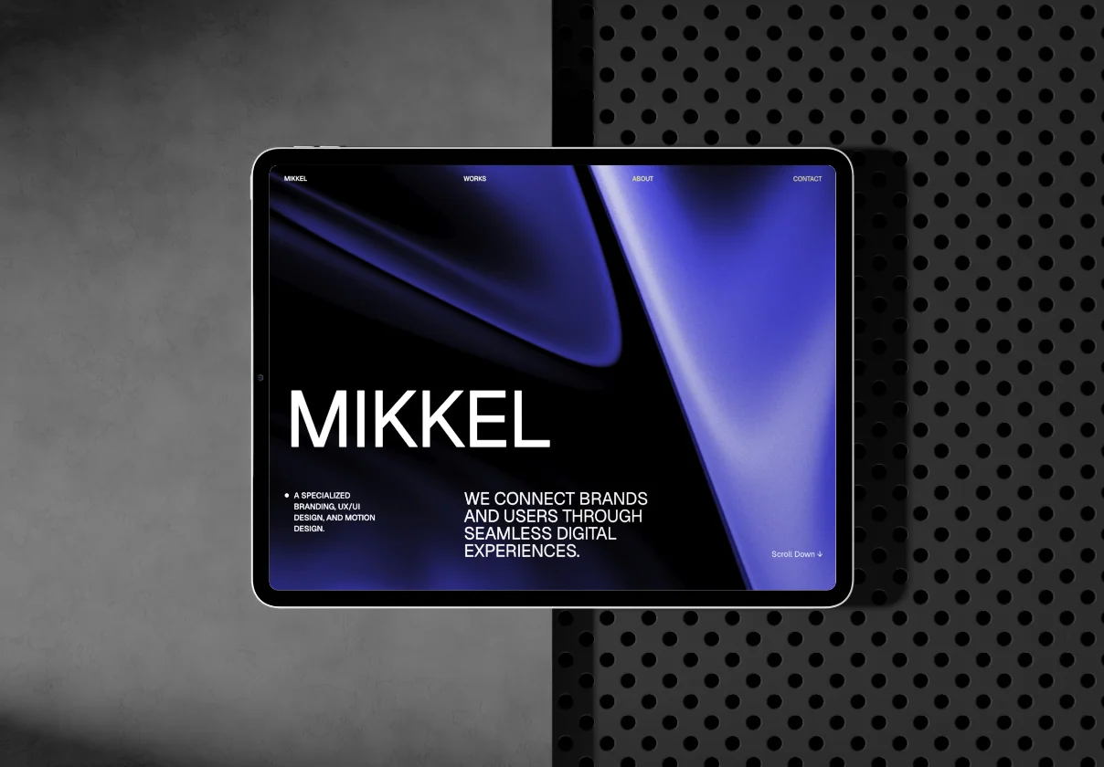 Mikkel - Portfolio Website Template