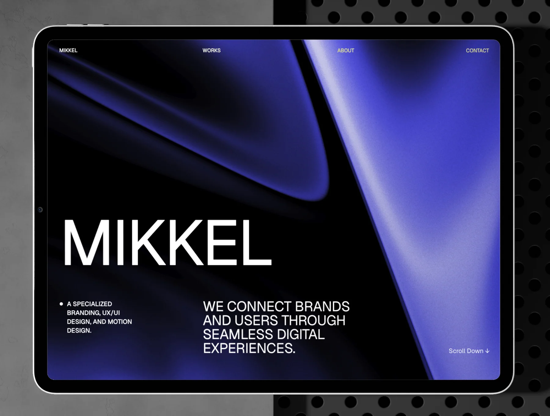 Mikkel - Portfolio Website Template