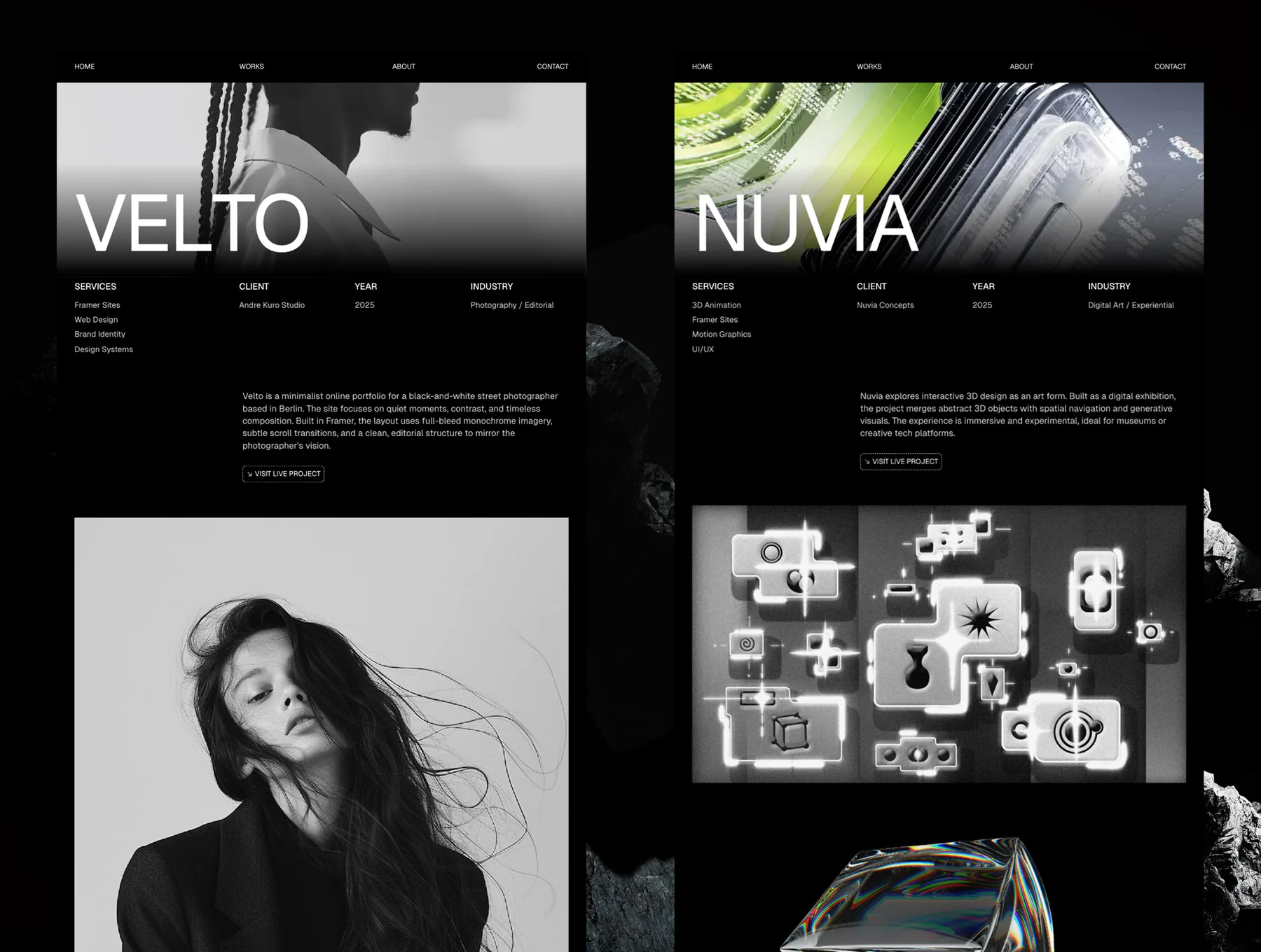 Mikkel -  Portfolio Website Template 4