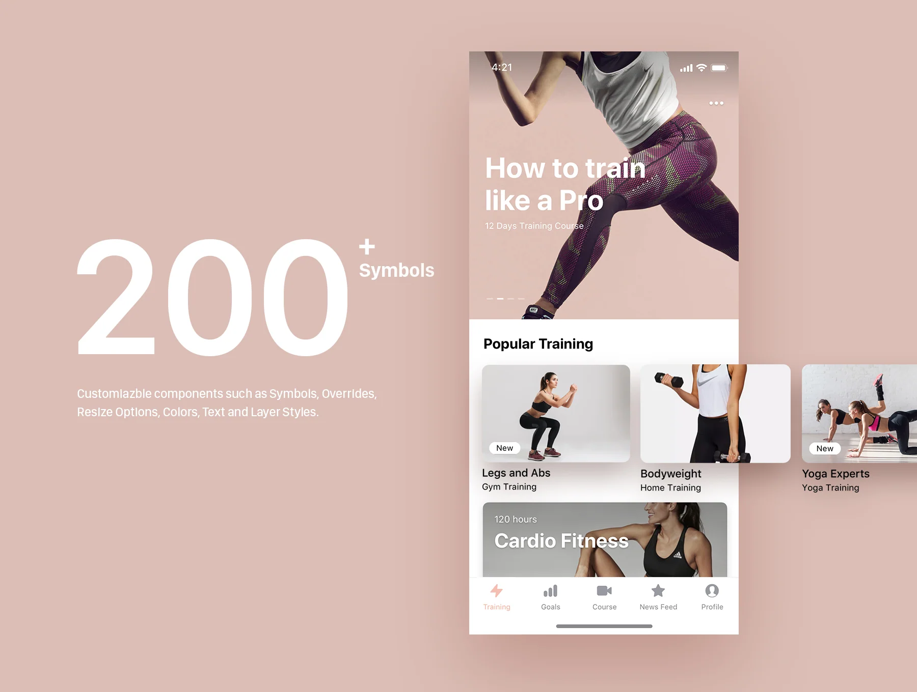 Hermes Fitness Mobile App UI Kit 5