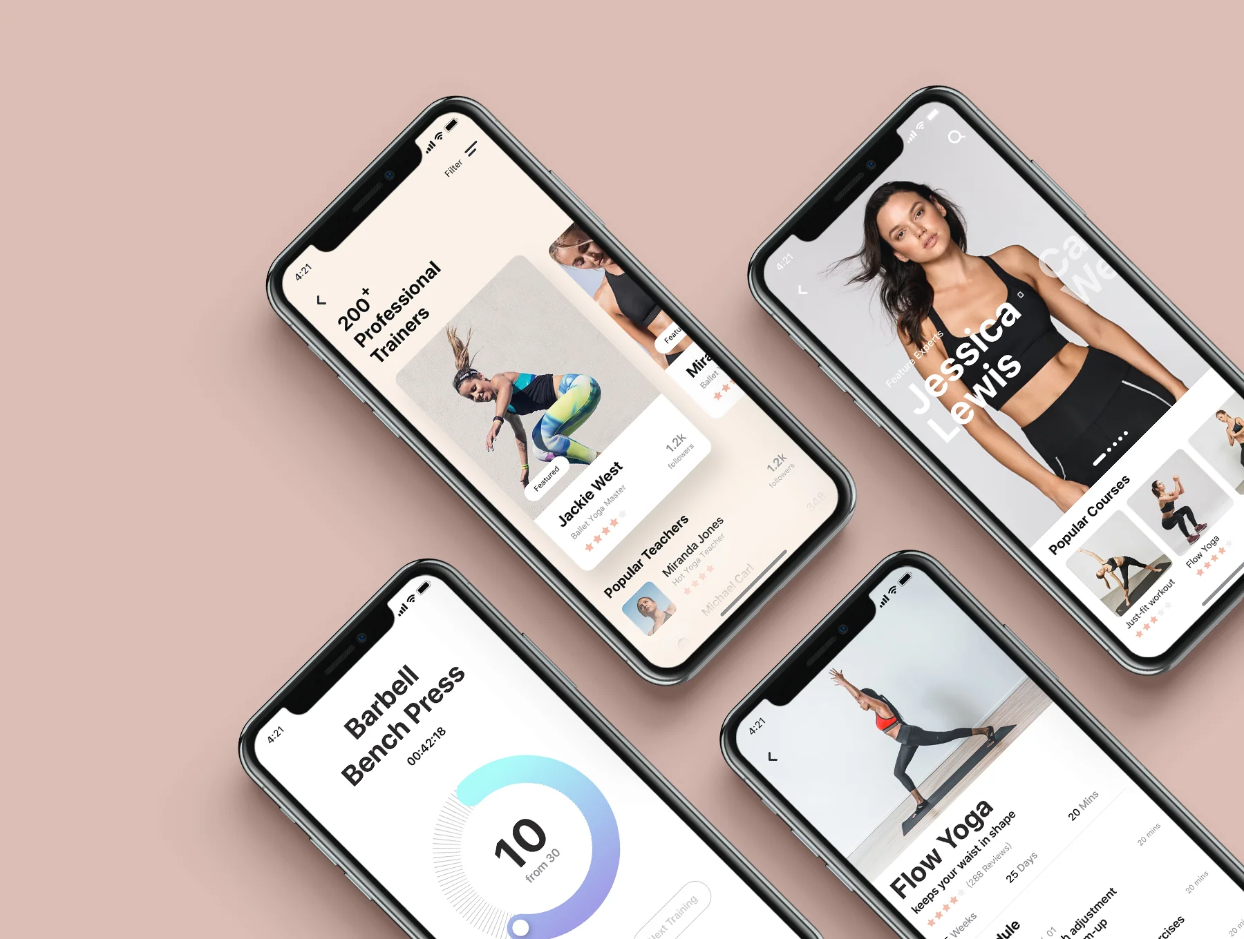 Hermes Fitness Mobile App UI Kit 6