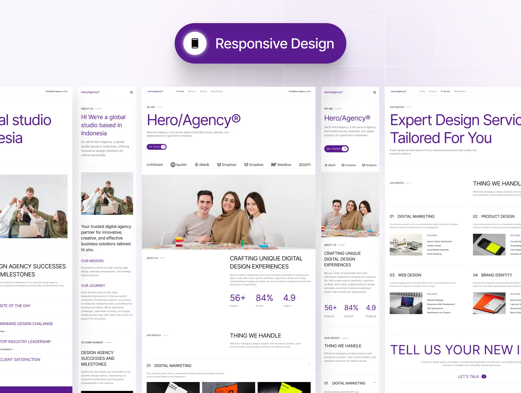 Hero Agency - Creative Digital Agency Website 4