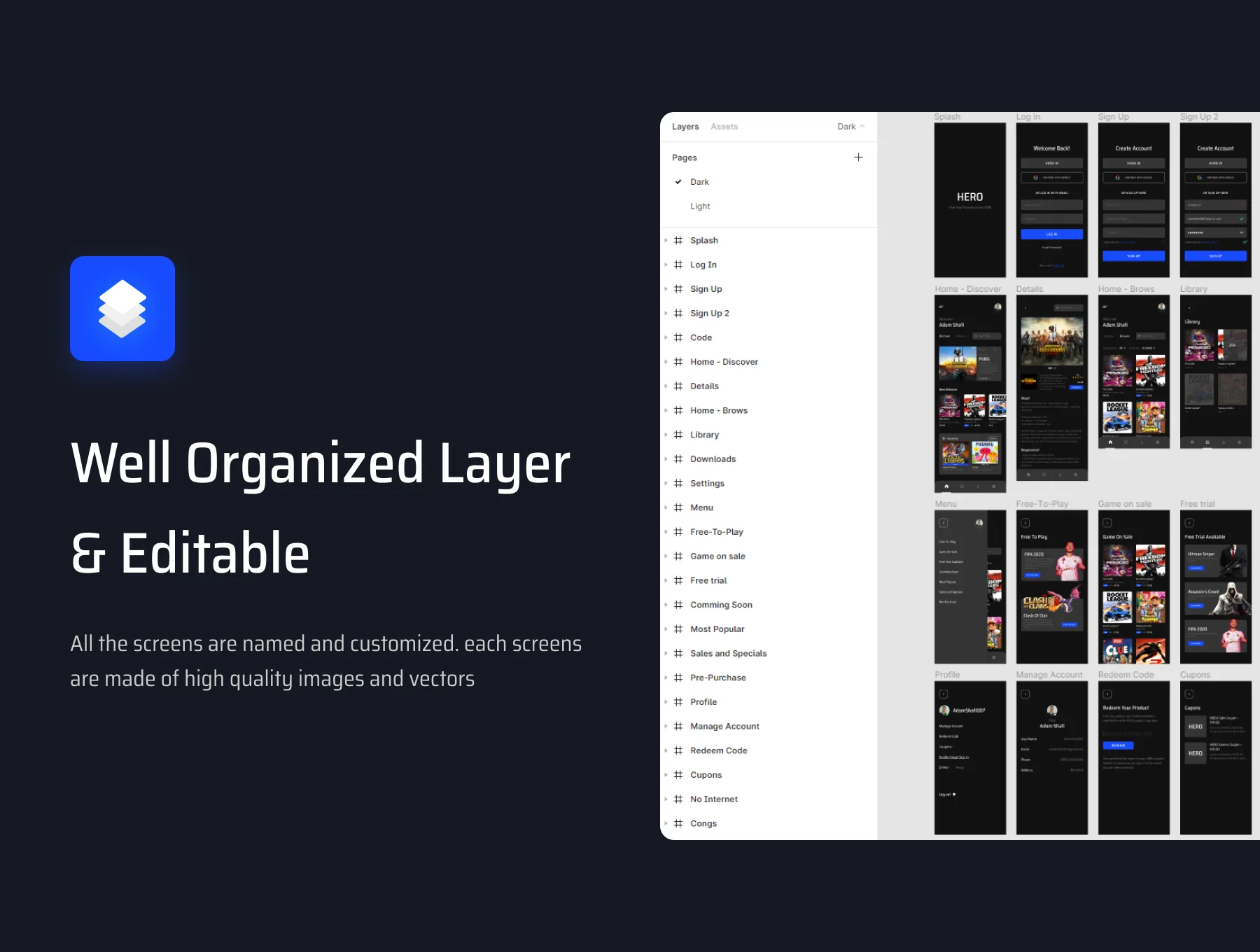 HERO- Game Store App Ui Kit 3