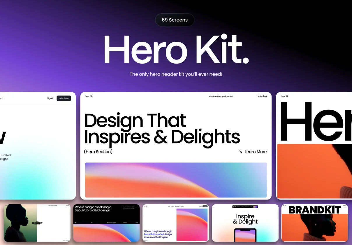 Hero Header Kit