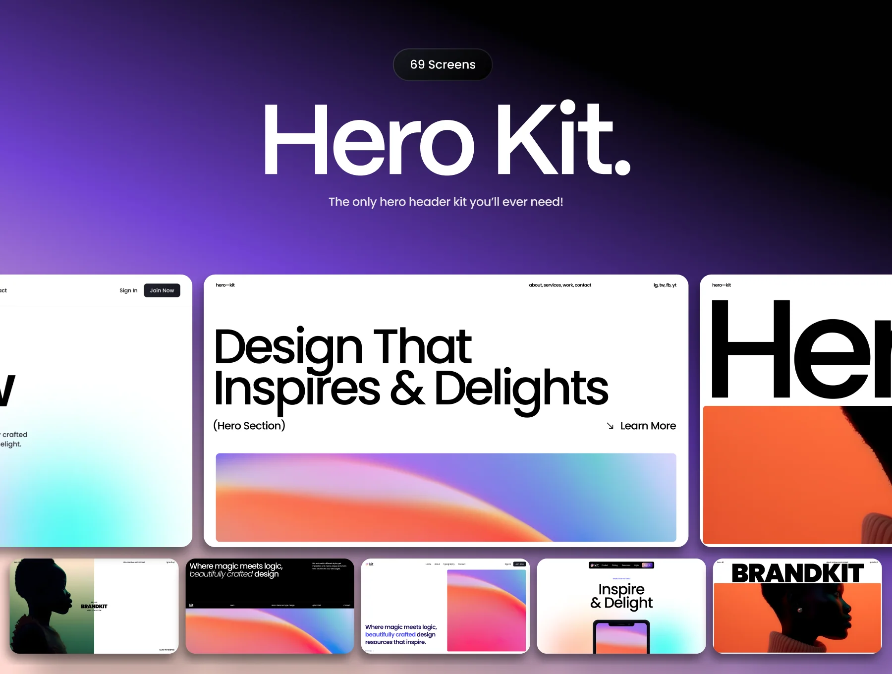 Hero Header Kit