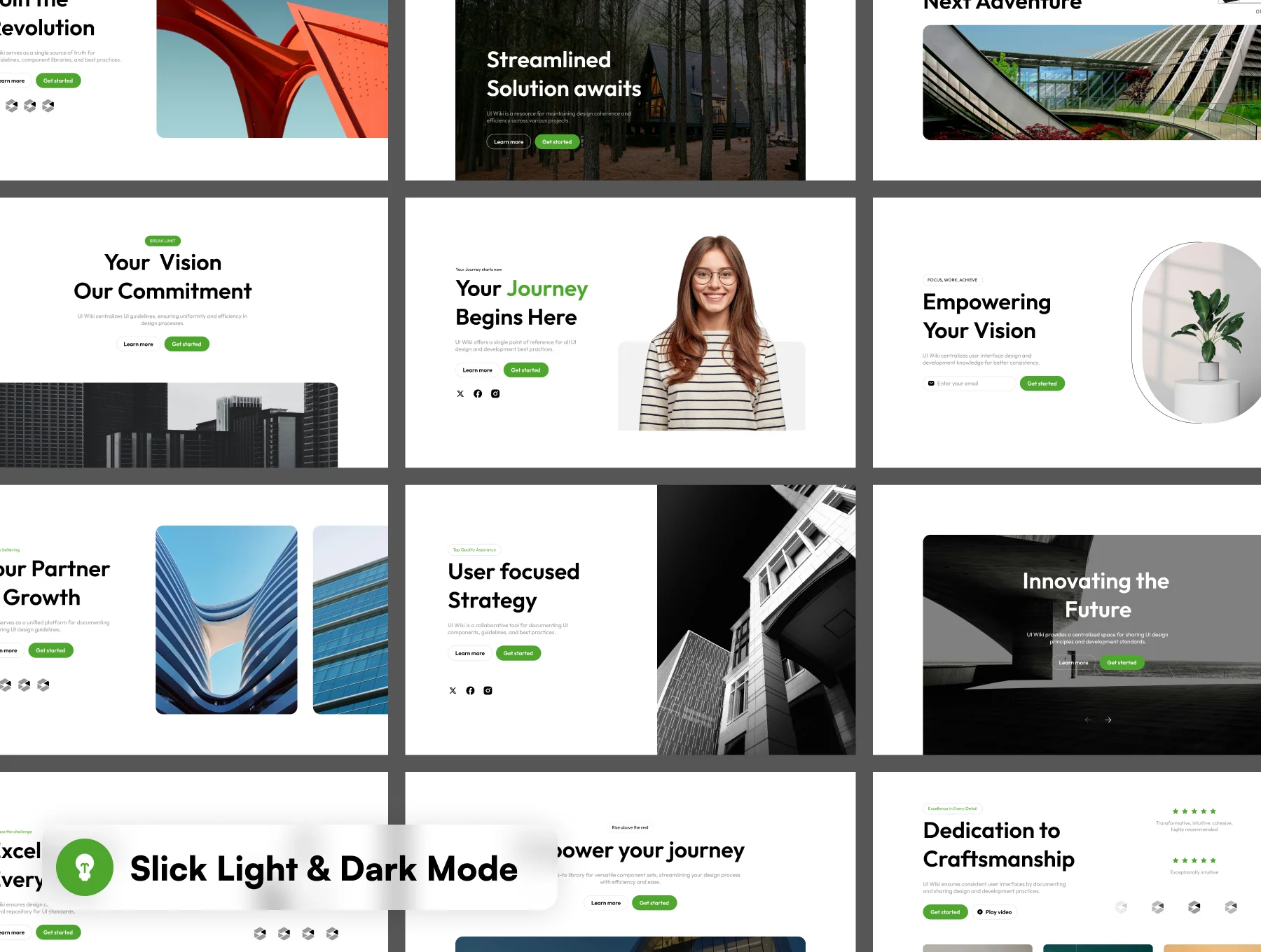 Hero Header UI Kit 3