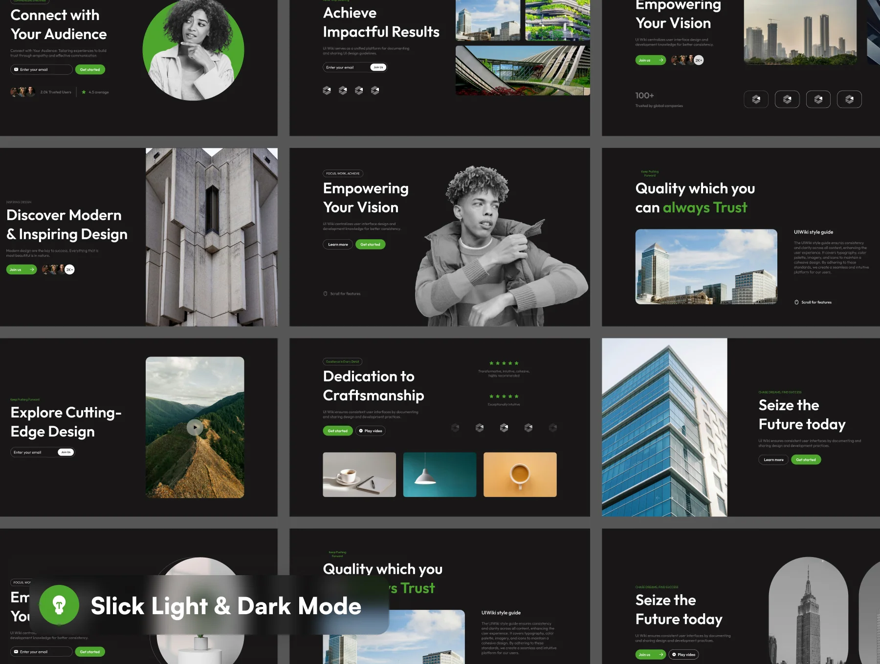 Hero Header UI Kit 6