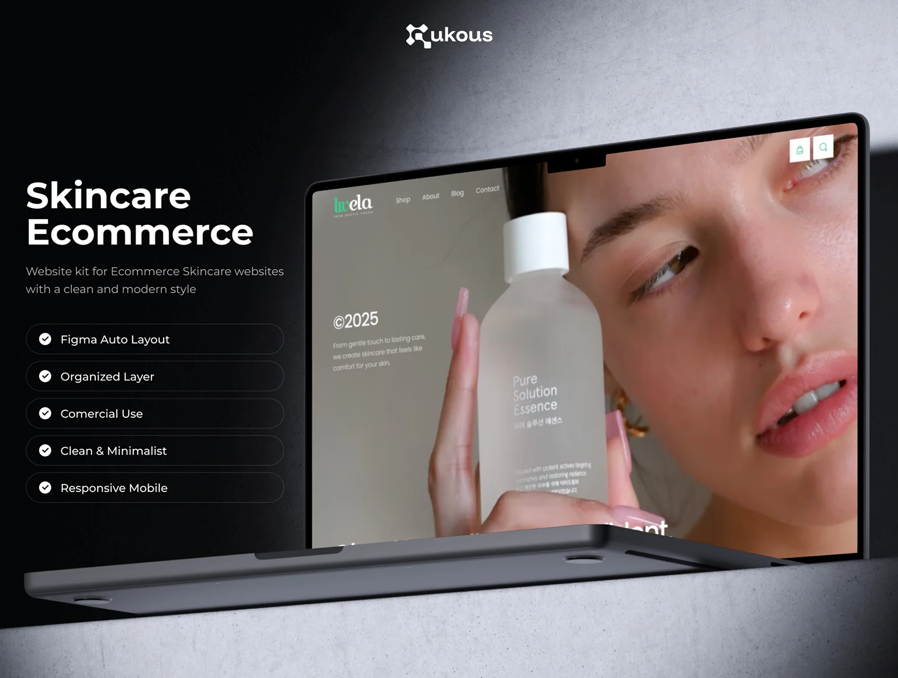 Heula - Skincare Ecommerce Website UI KIT