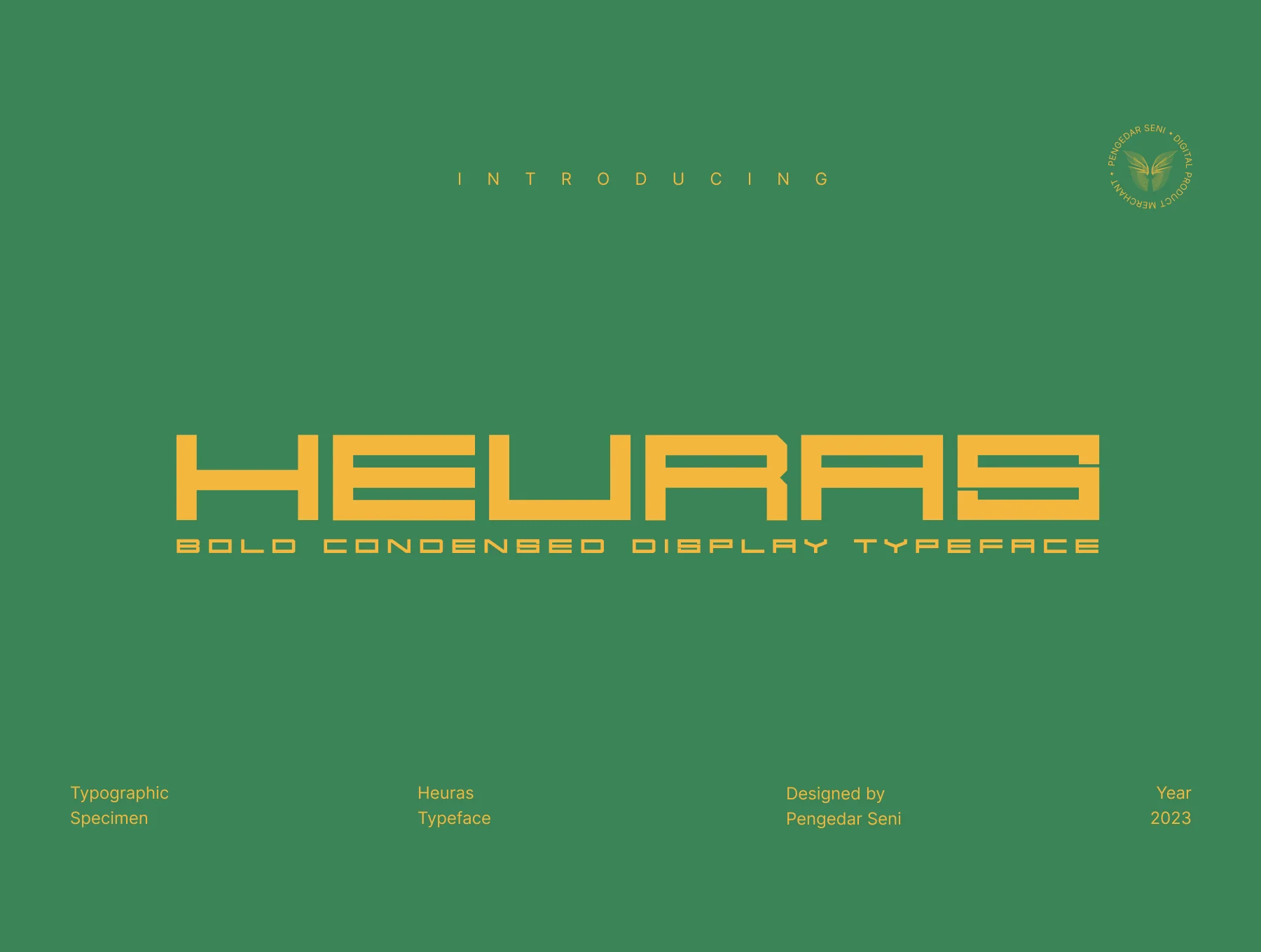 Heuras - Condensed Bold Sans