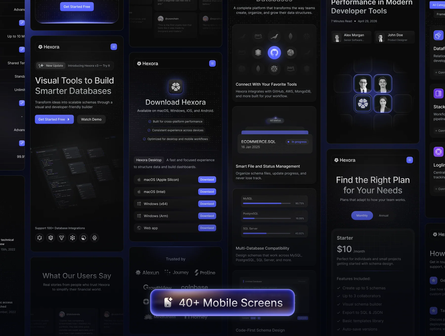 Hexora - SaaS Website Template UI Kit 6