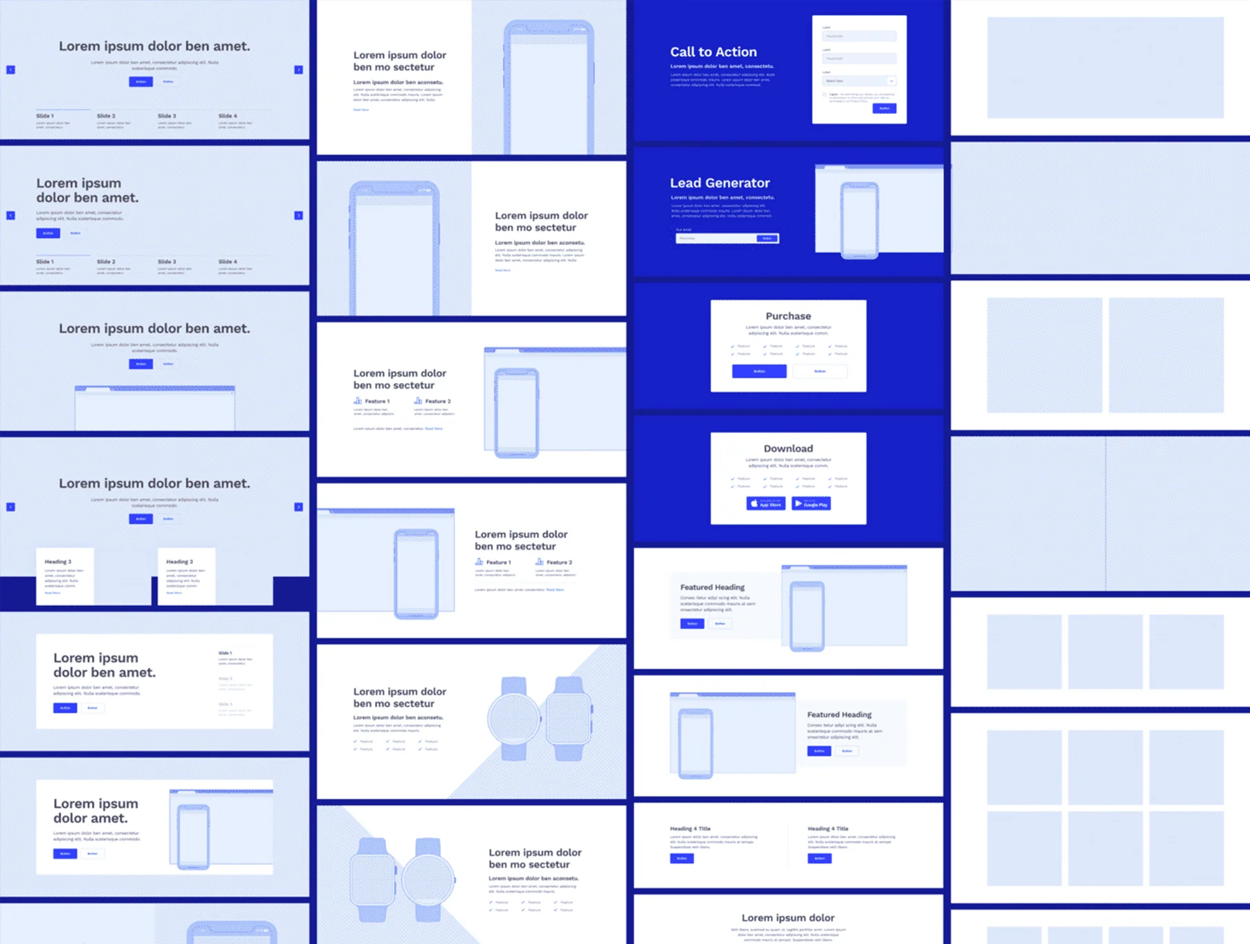 heywires - Adobe XD Wireframe Kit 5