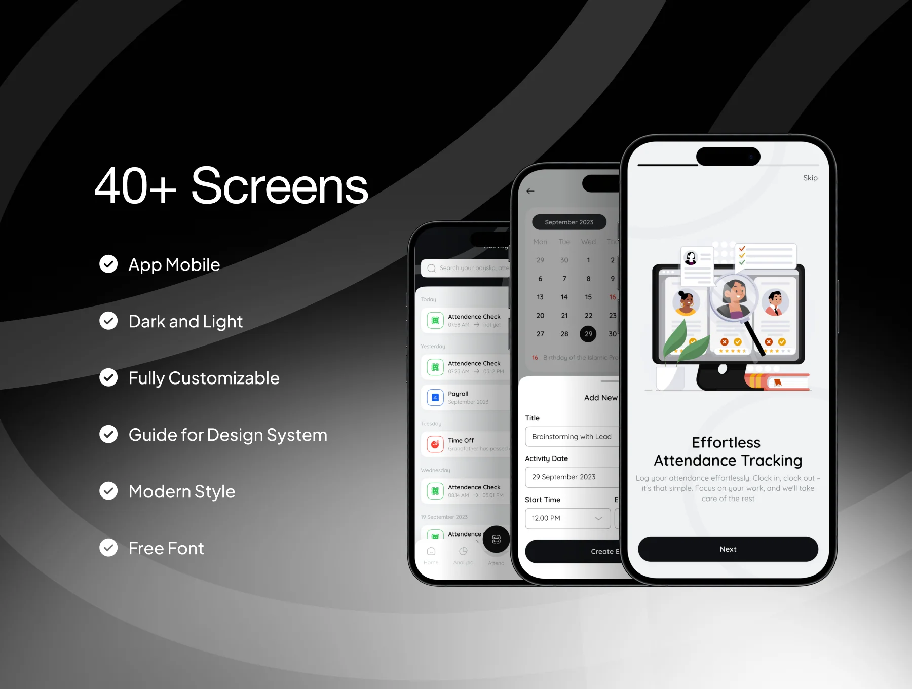 Hia - HR Management App UI KIT 2