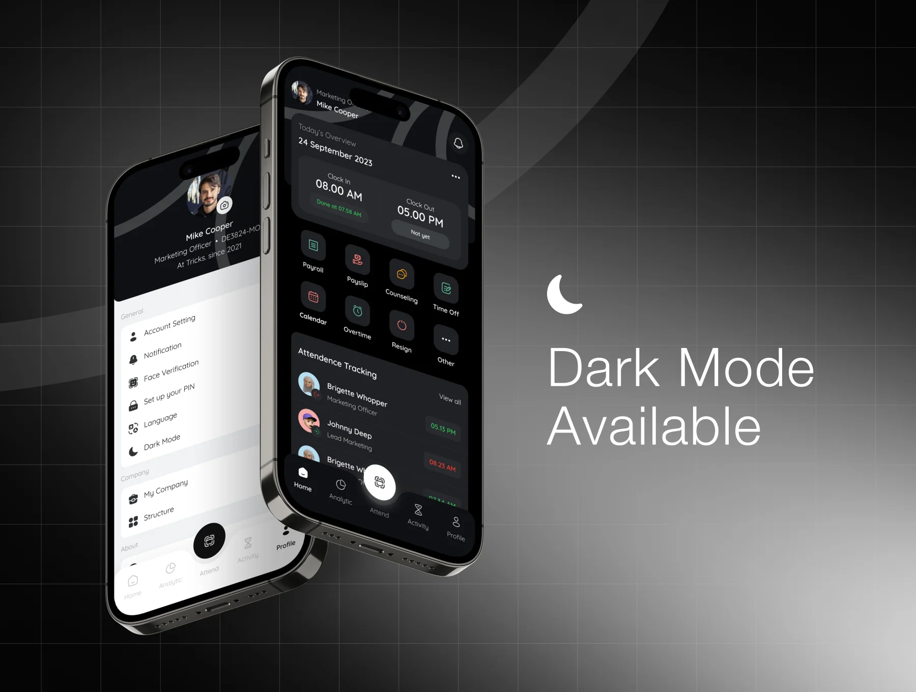 Hia - HR Management App UI KIT 5