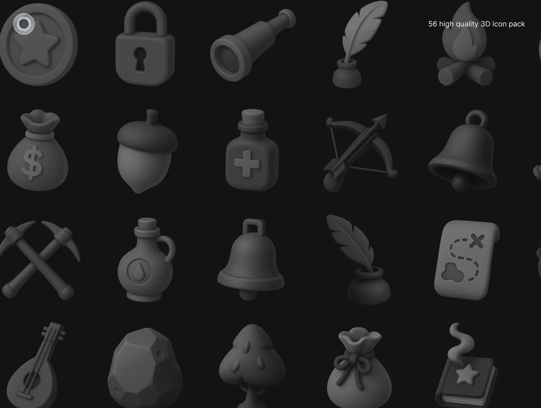 High Quality 3D RPG Game Icon Pack 3