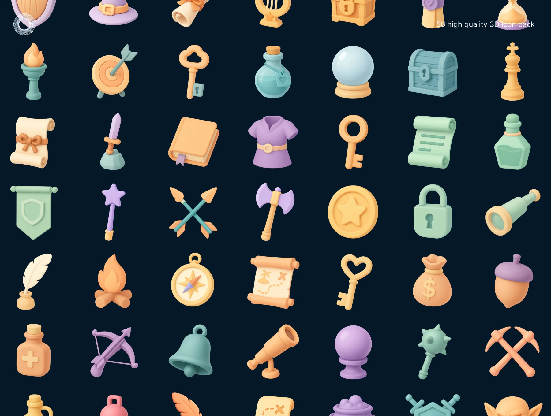 High Quality 3D RPG Game Icon Pack 4