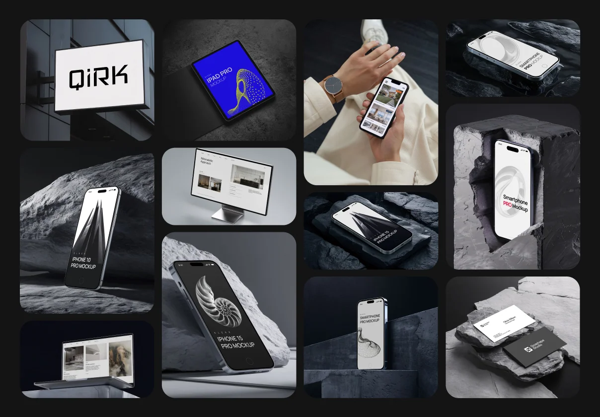 High-Quality Mockups for Professional Presentations