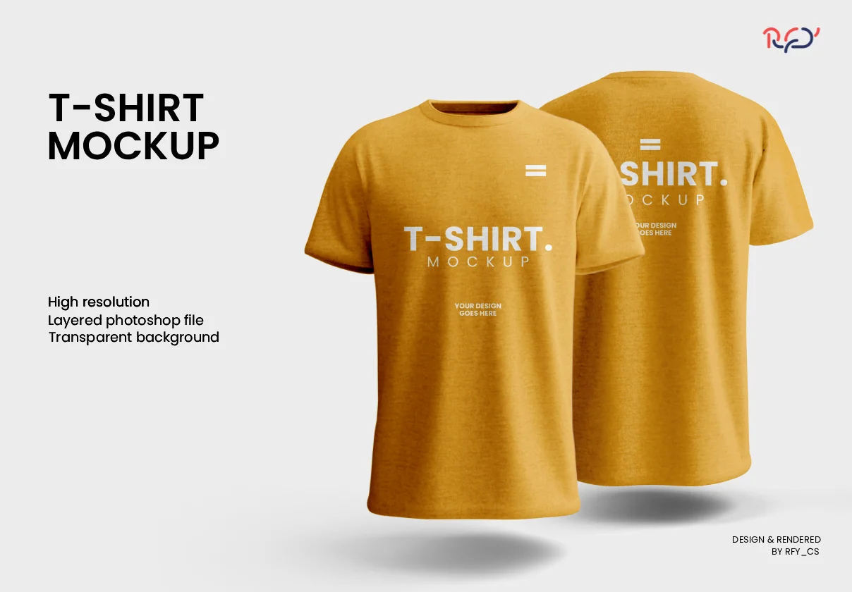 High Quality T-Shirt Mockup
