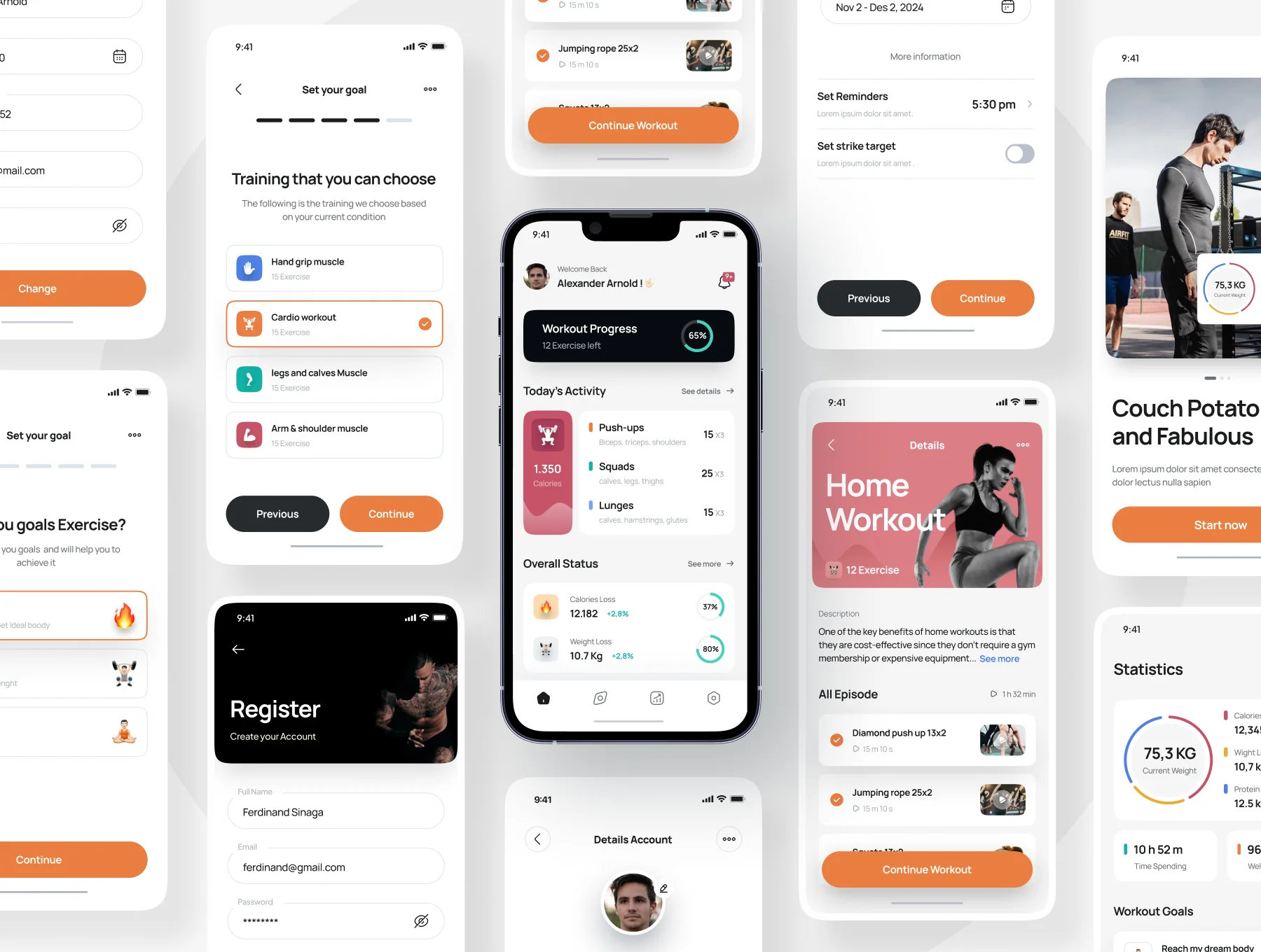 Highfits - Fitness Mobile App UI Kit 5