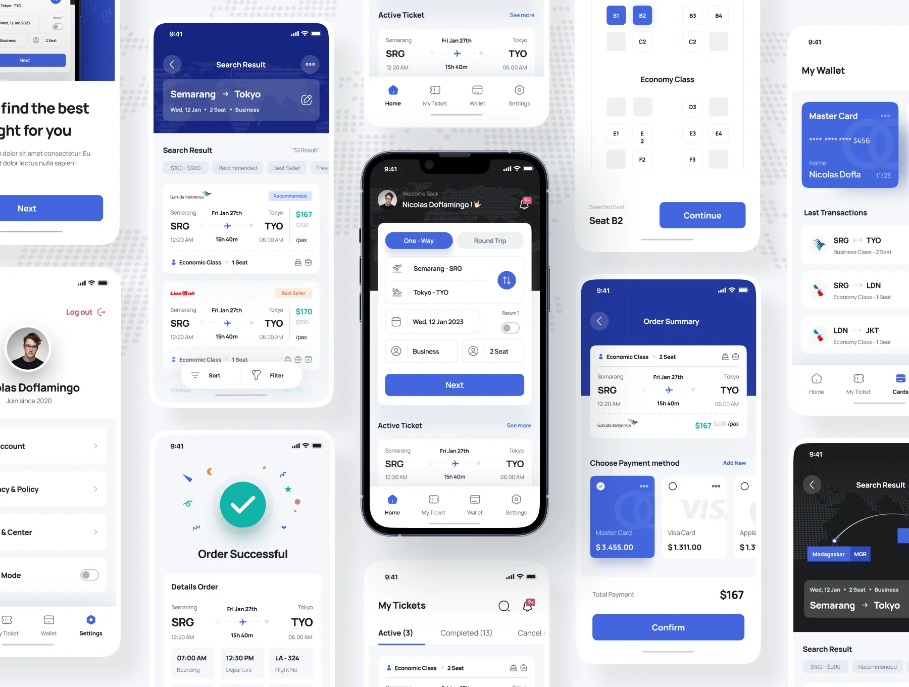Highfly - Flight Booking Mobile App 5