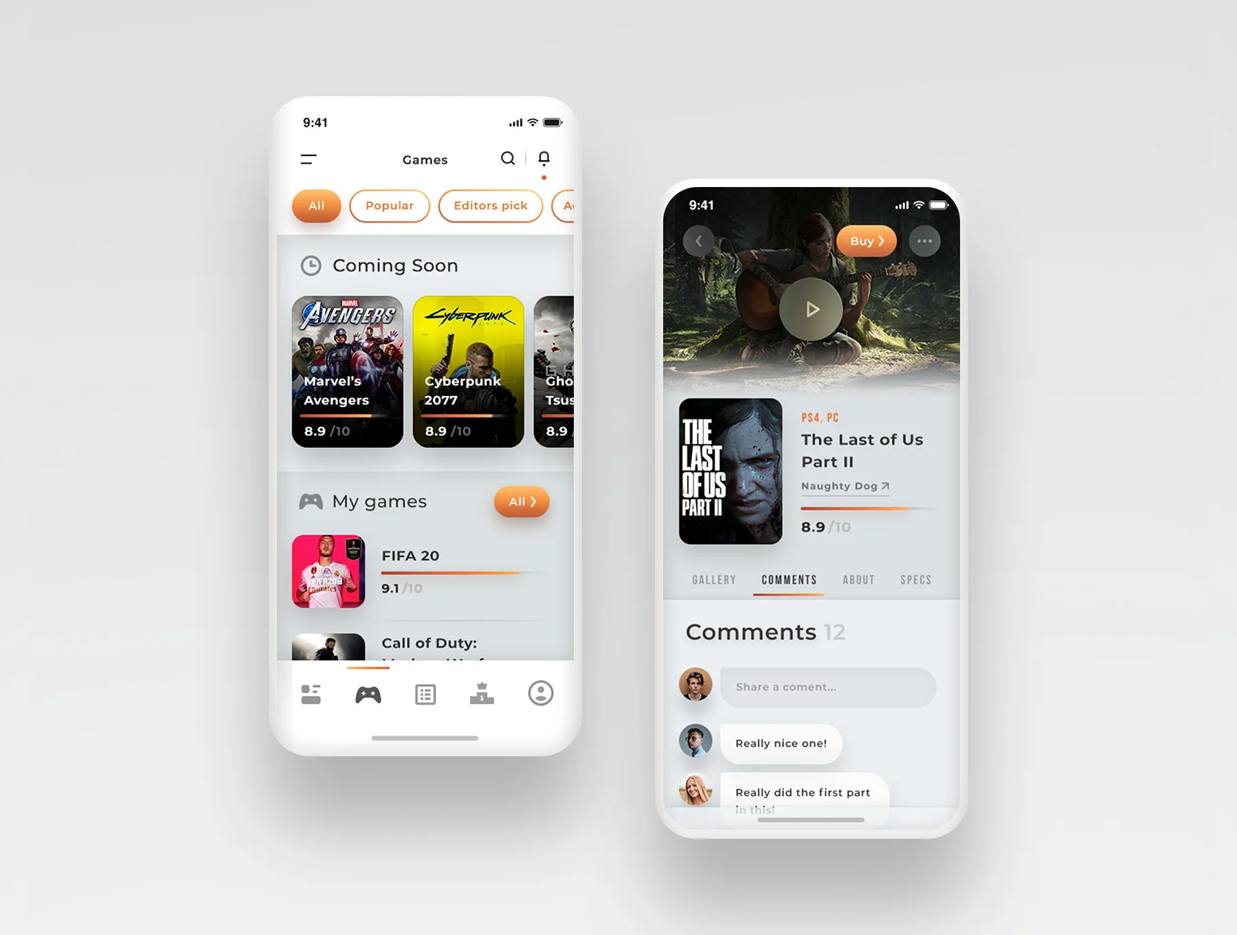 Hilde - Games & Streaming UI Kit 9