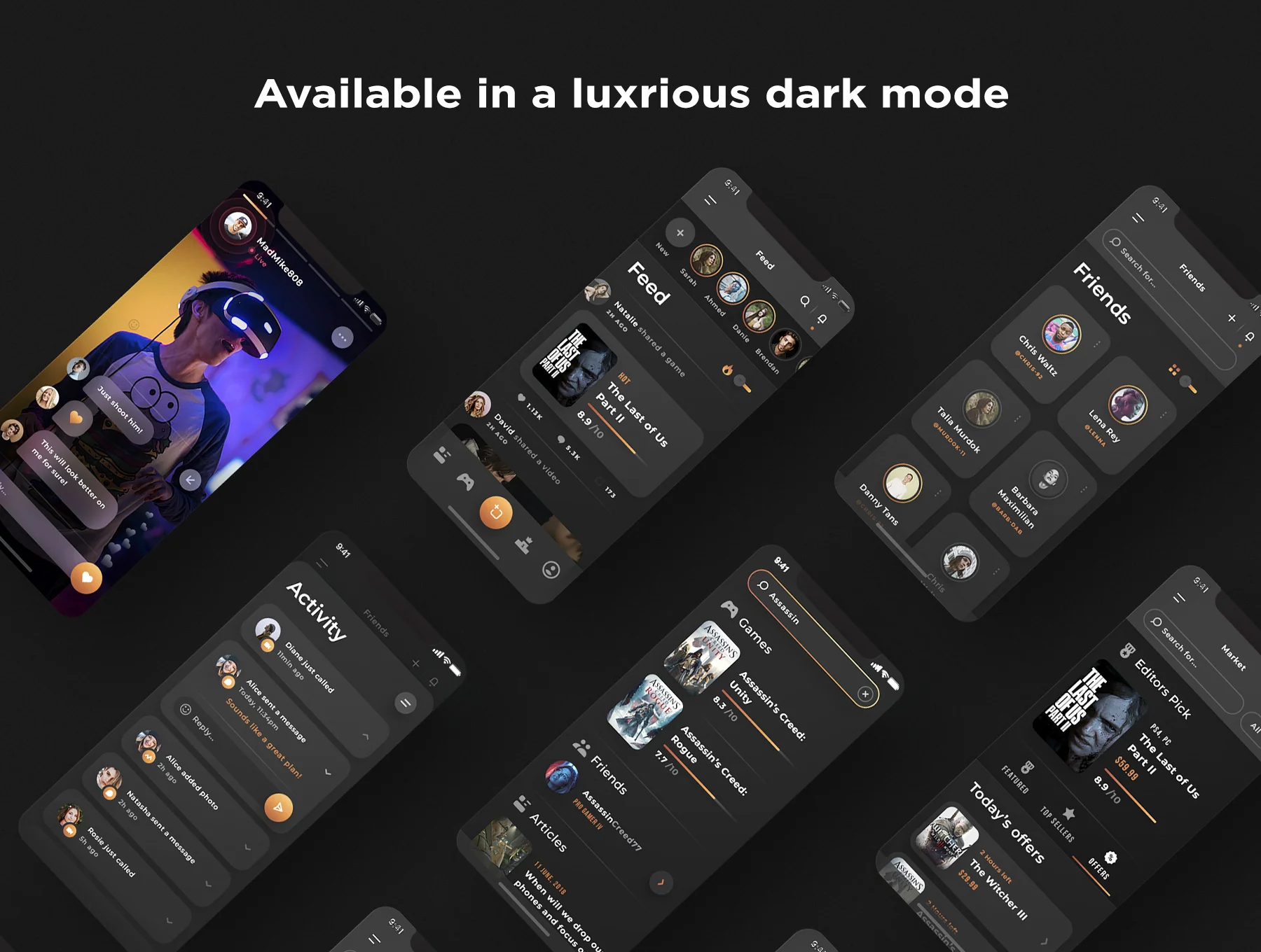 Hilde - Games & Streaming UI Kit 4