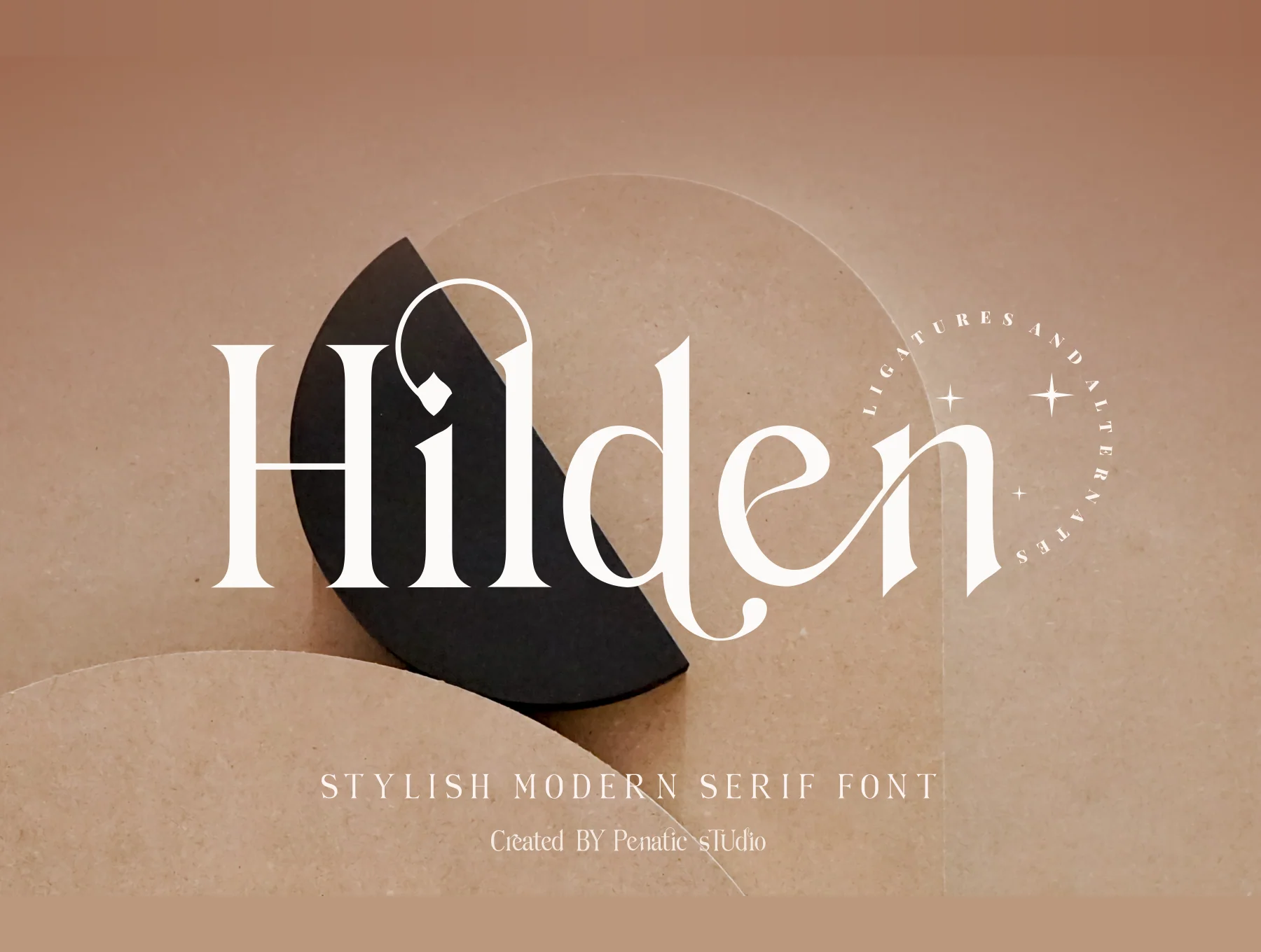 Hilden - stylish modern serif font