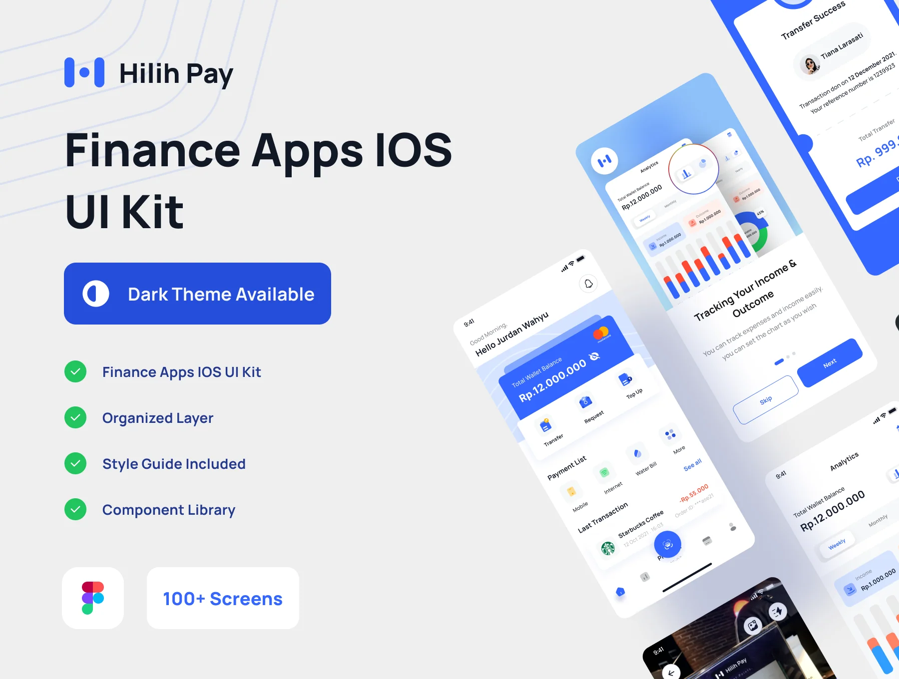 Hilih Pay Mobile UI Kit