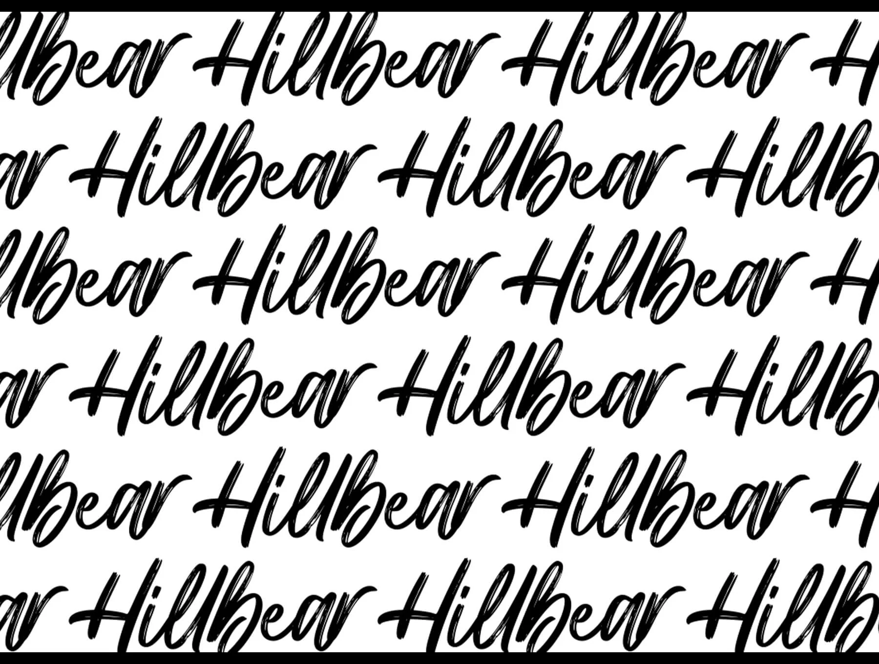 Hillbear - Handbrush Script Font 6