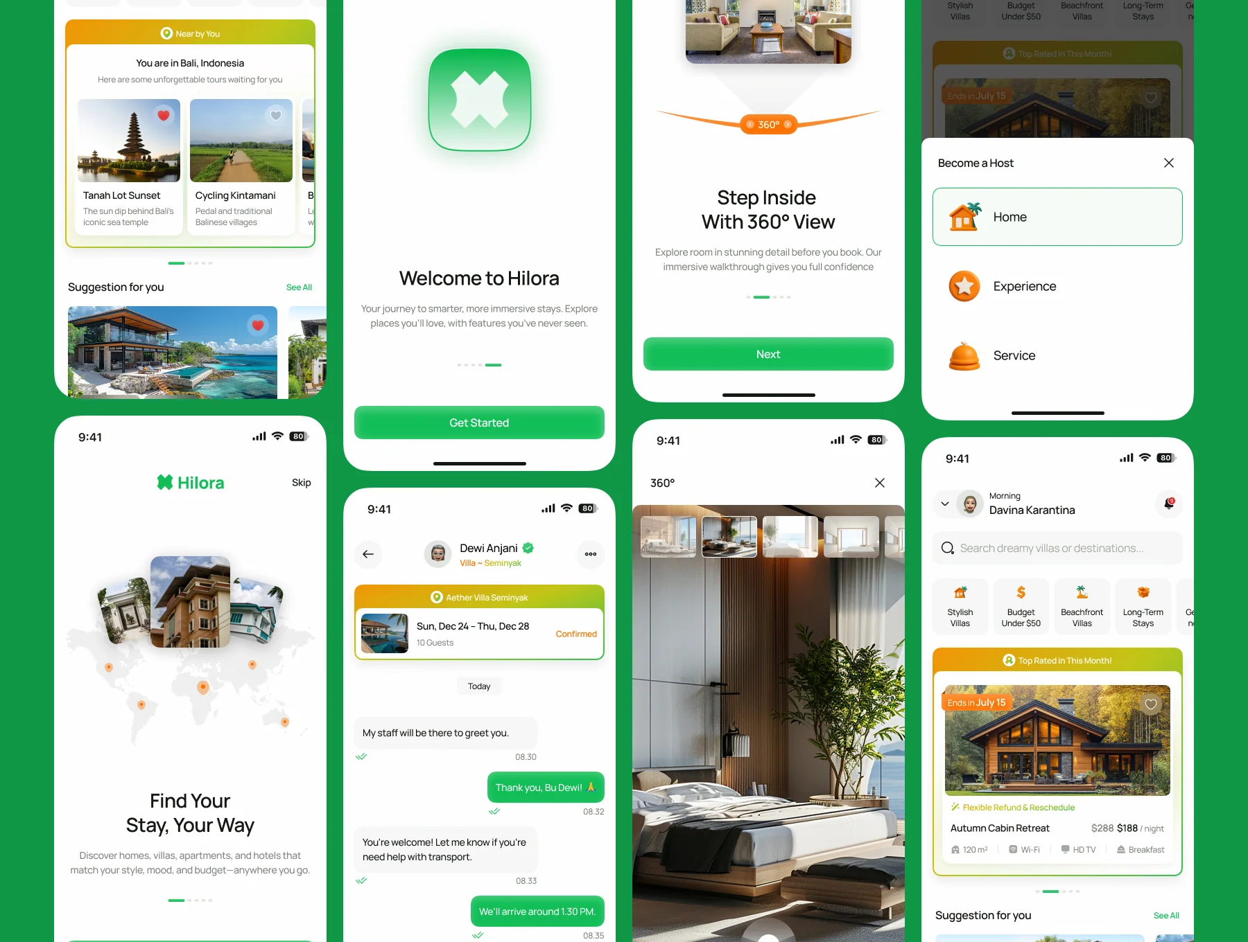 Hilora – Hospitality App UI Kit 6