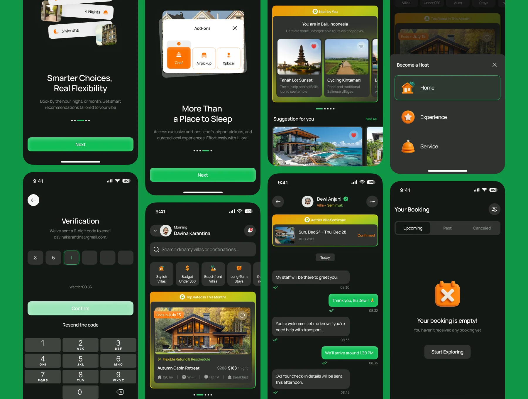 Hilora – Hospitality App UI Kit 7