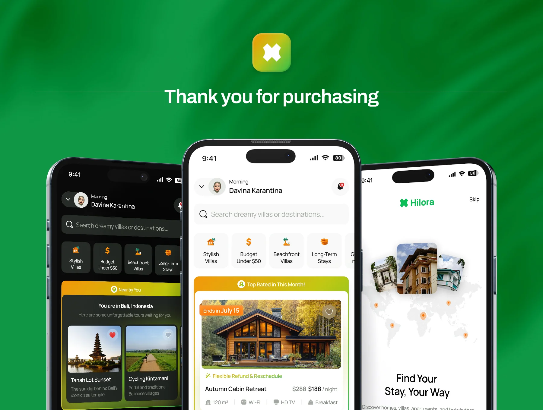 Hilora – Hospitality App UI Kit 8