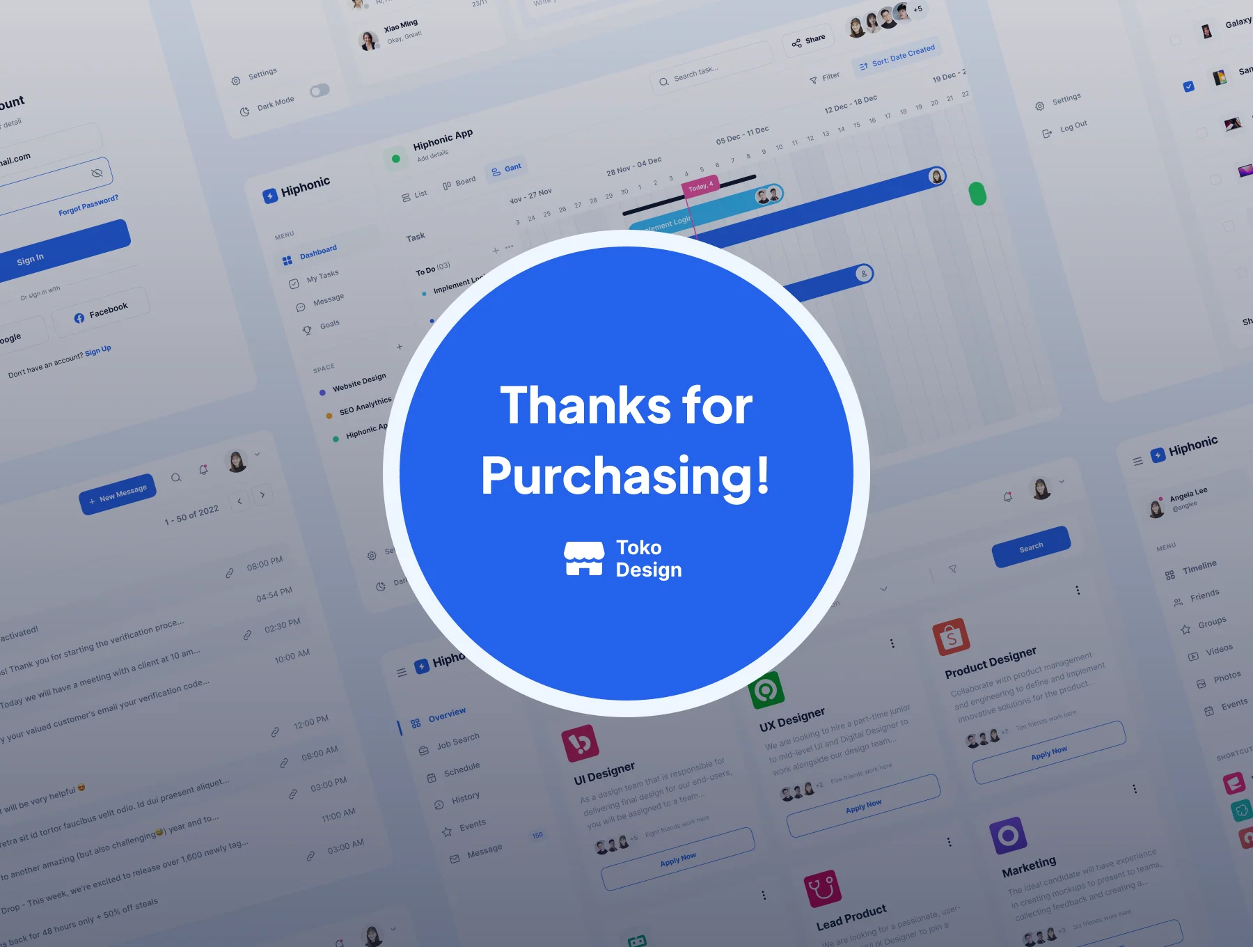 Hiphonic - Dashboard Multipurpose UI Kit 6