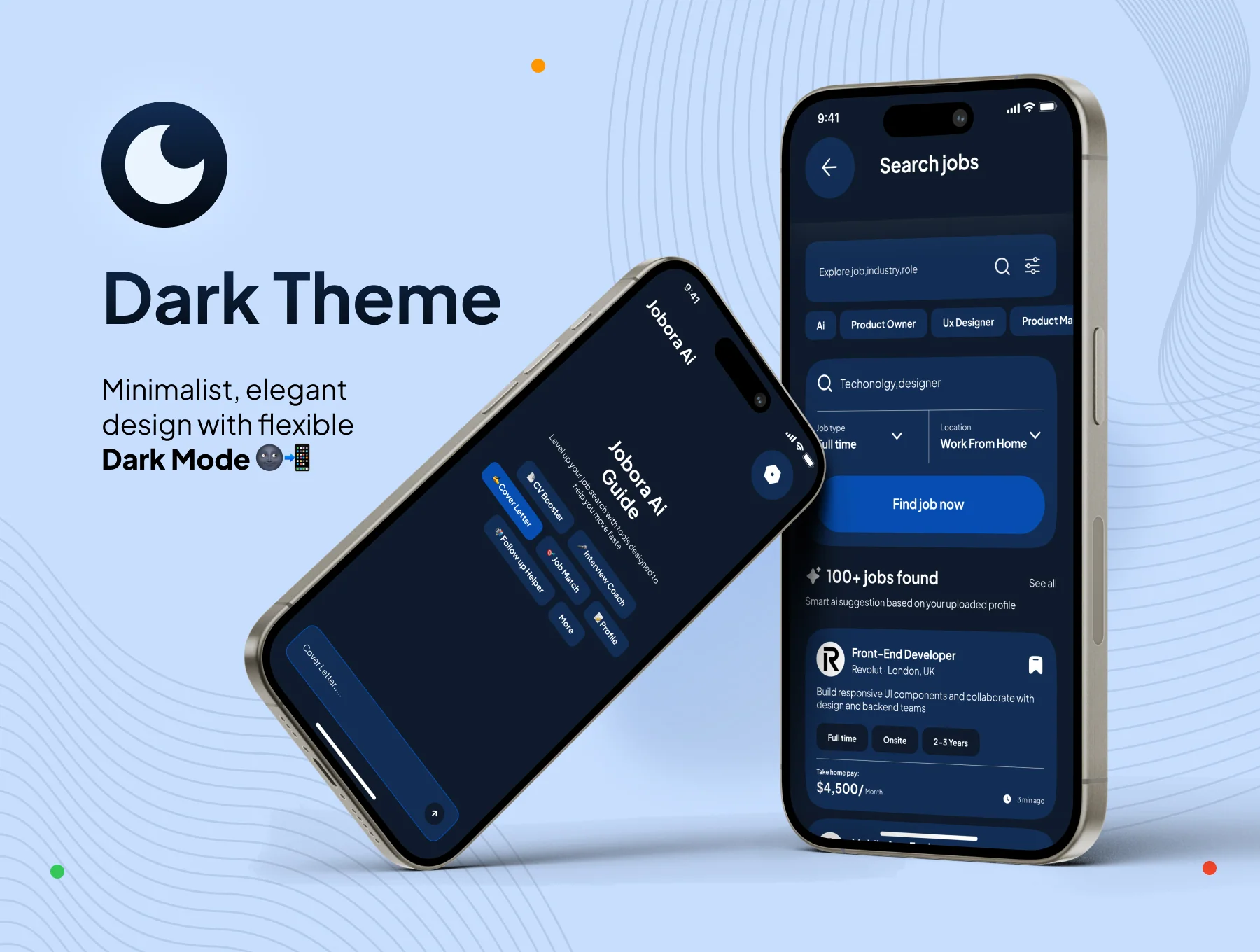 Jobora - Faster Job Hunt Made Easy App UI Kit 6