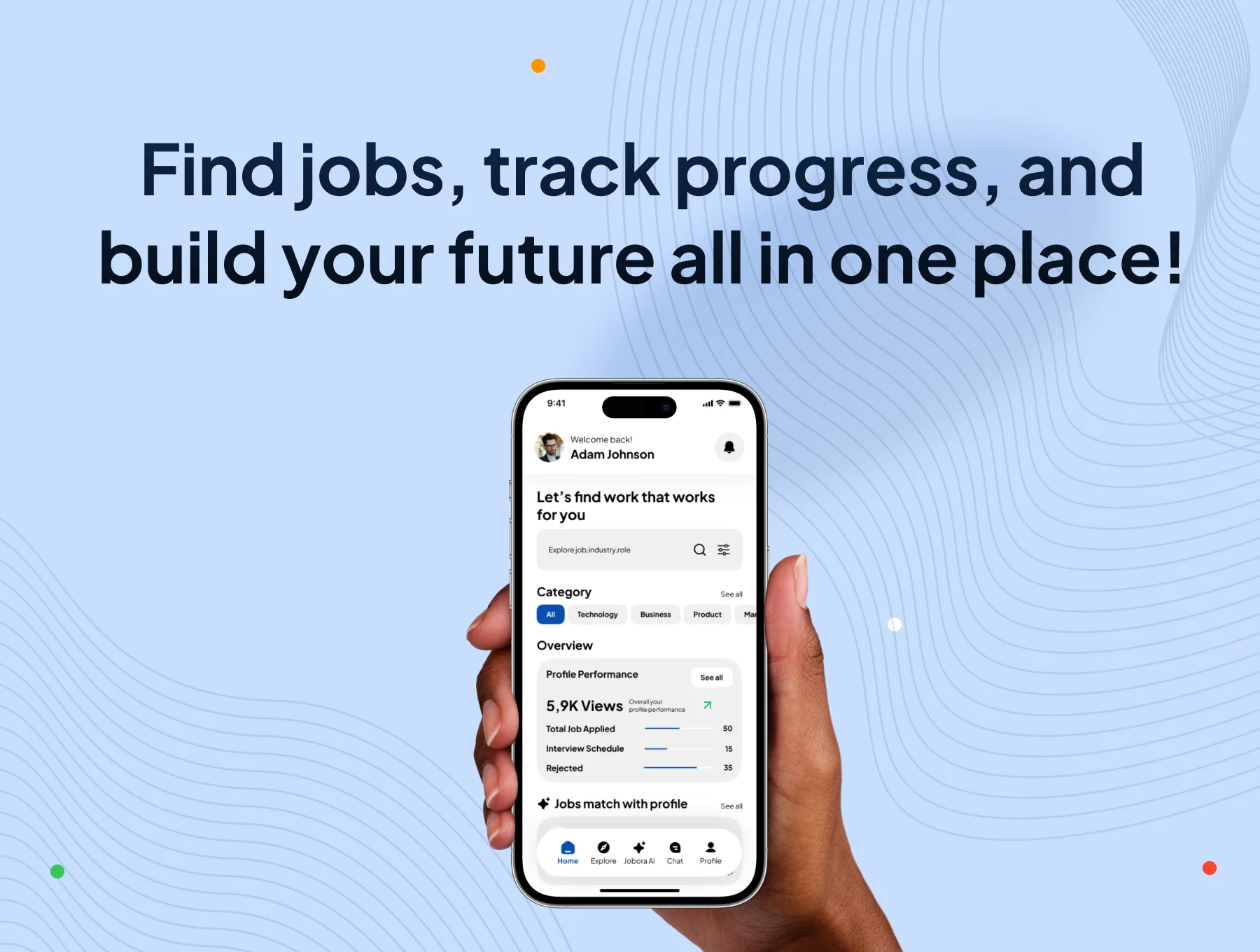 Jobora - Faster Job Hunt Made Easy App UI Kit 8