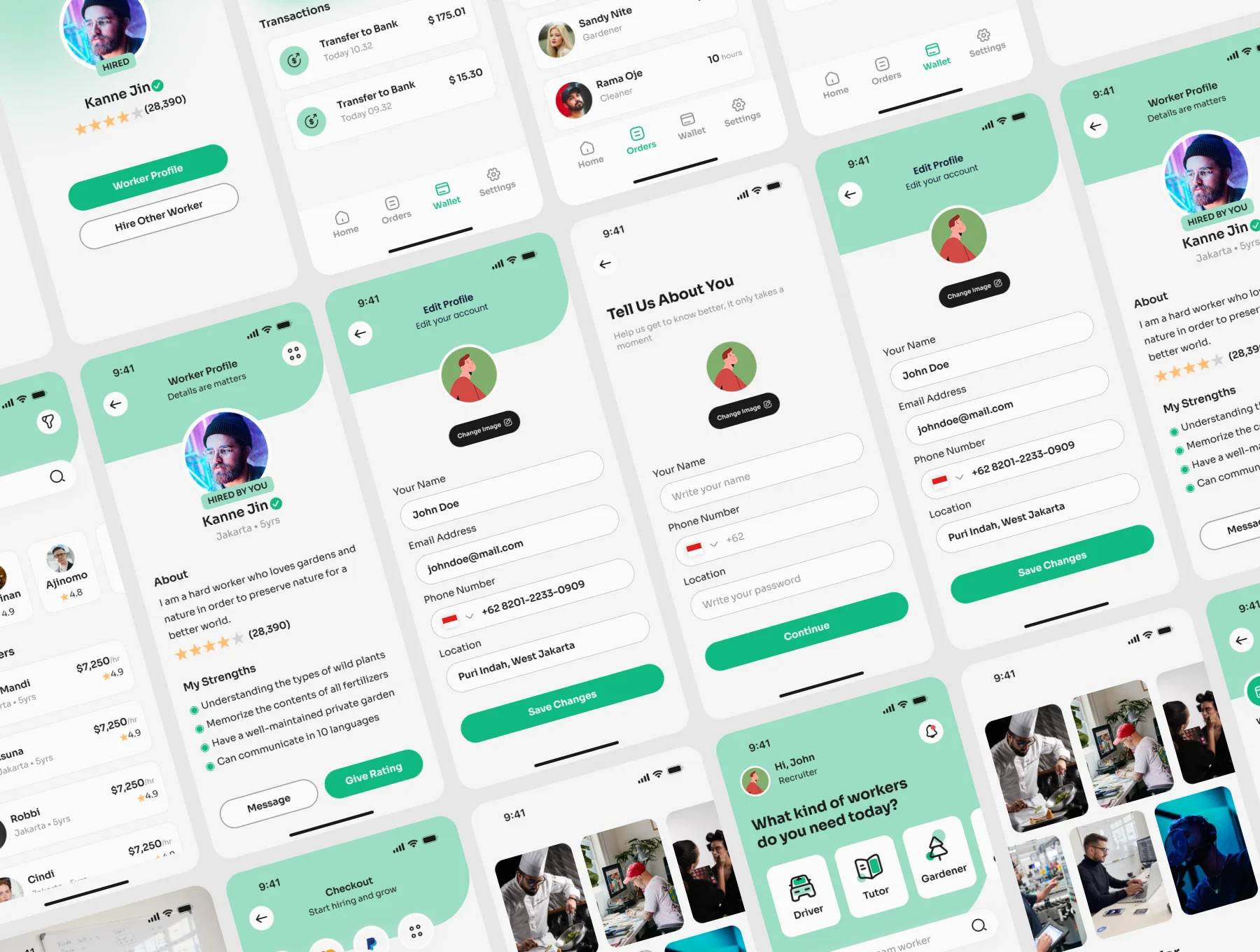 Hirly - Hire Worker Mobile App 4