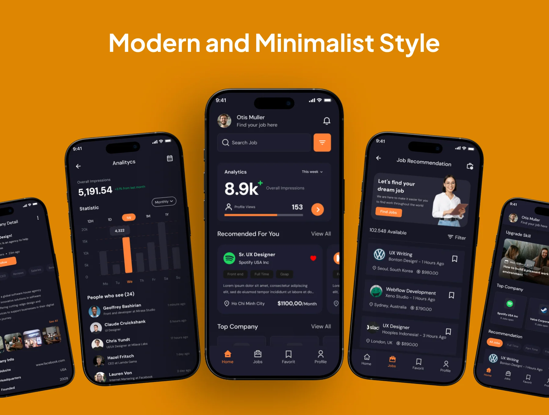 HiredUp - Jobs Seeker App IOS UI Kits 4