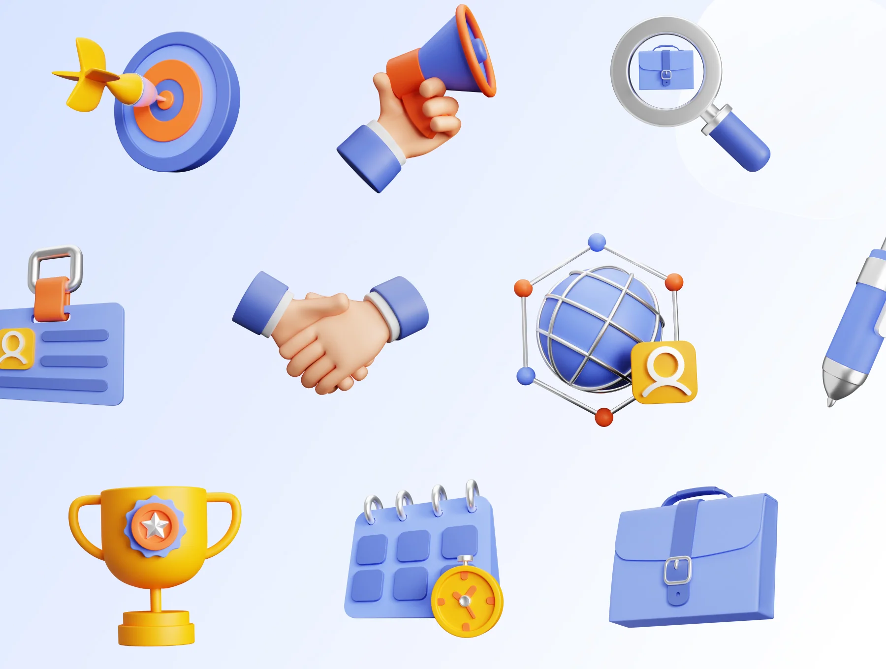 Hirely - 3D Job & Career Icon Set 8