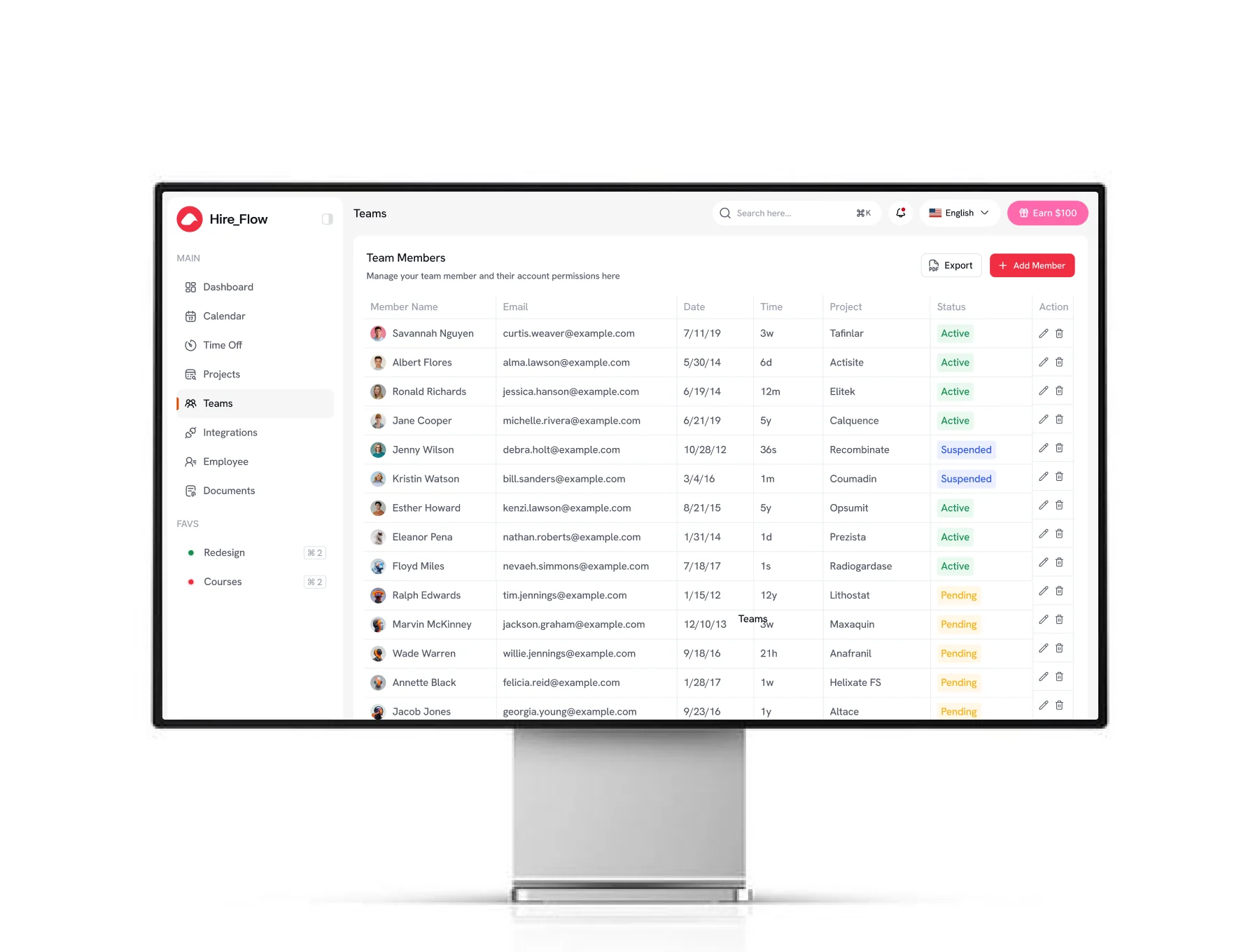 Hirely - HR Management SaaS Dashboard UI Kit 5