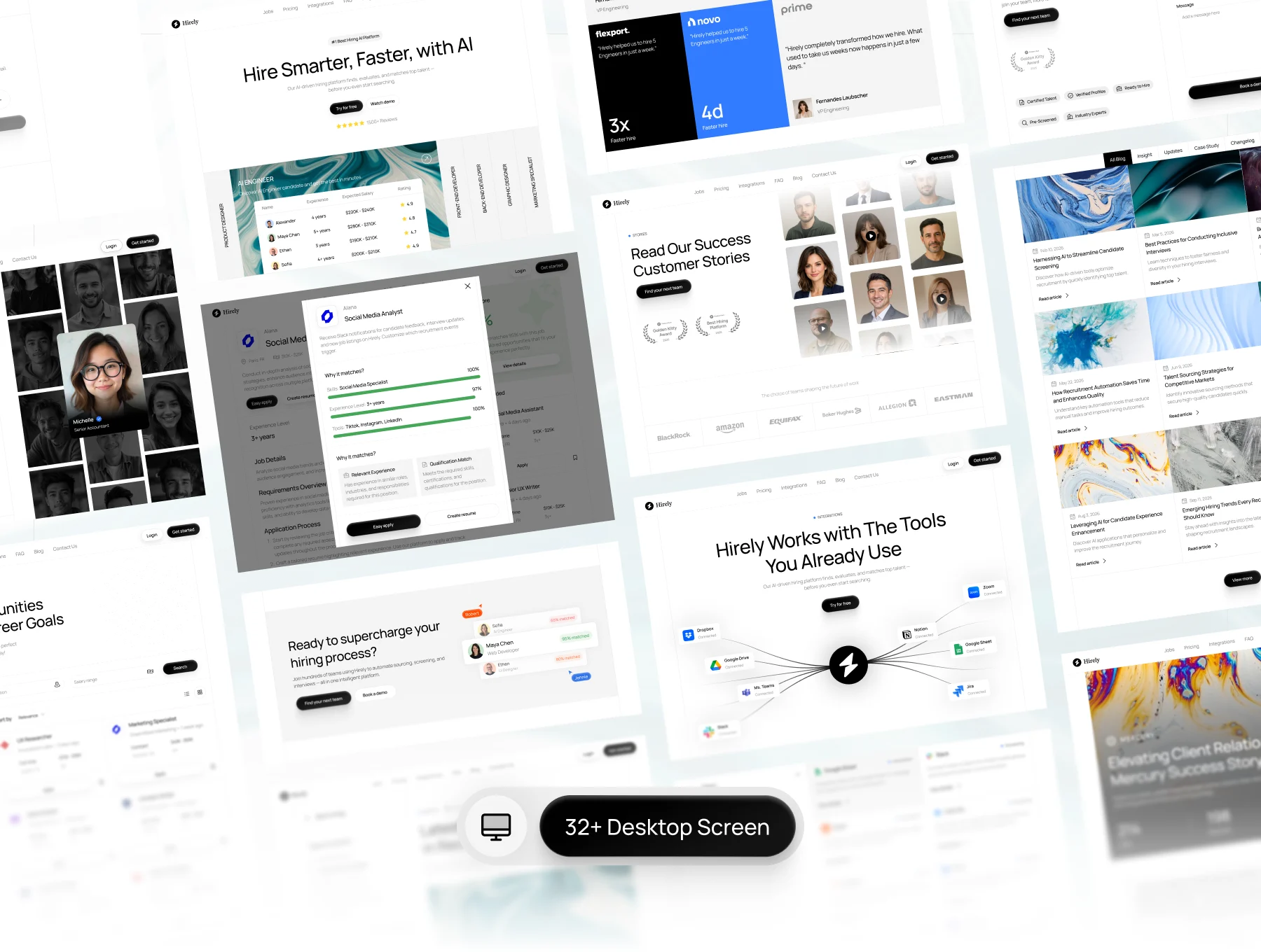Hirely - Job Platform Website Kit 2
