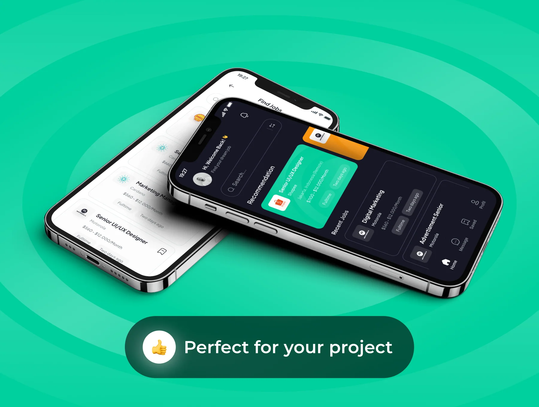 HireMe - Job Finder App UI Kit 6